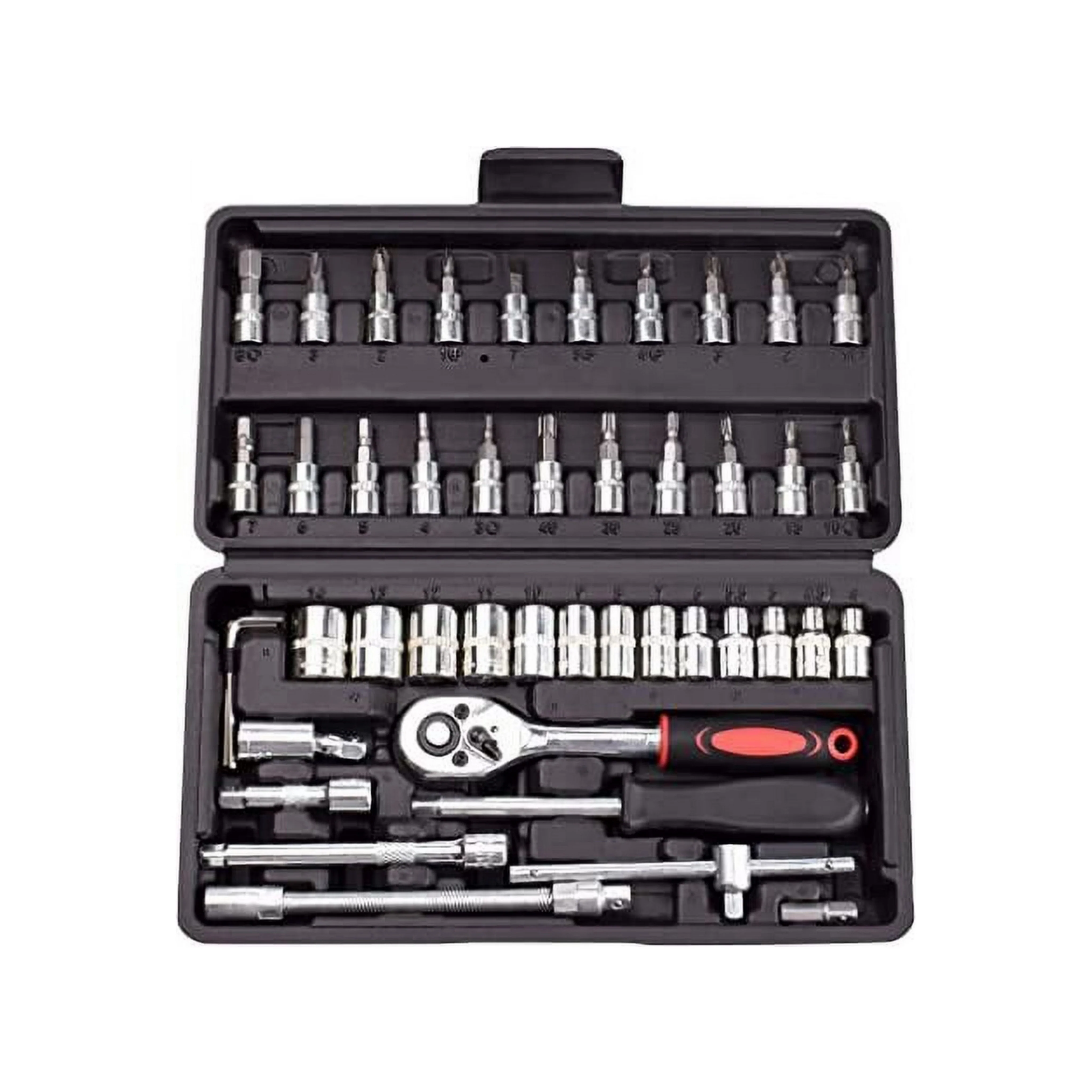 1/4 in. Drive Socket Set with Storage Case(46 Pc)