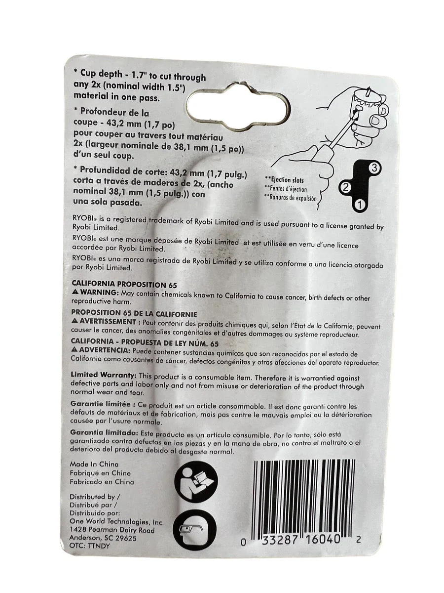 1 in. Carbon Hole Saw - Image 2