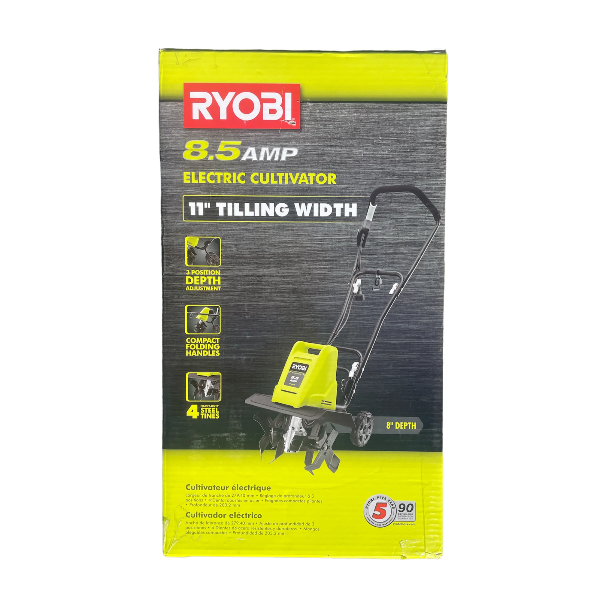 11 in. 8.5 Amp Corded Cultivator - Image 3