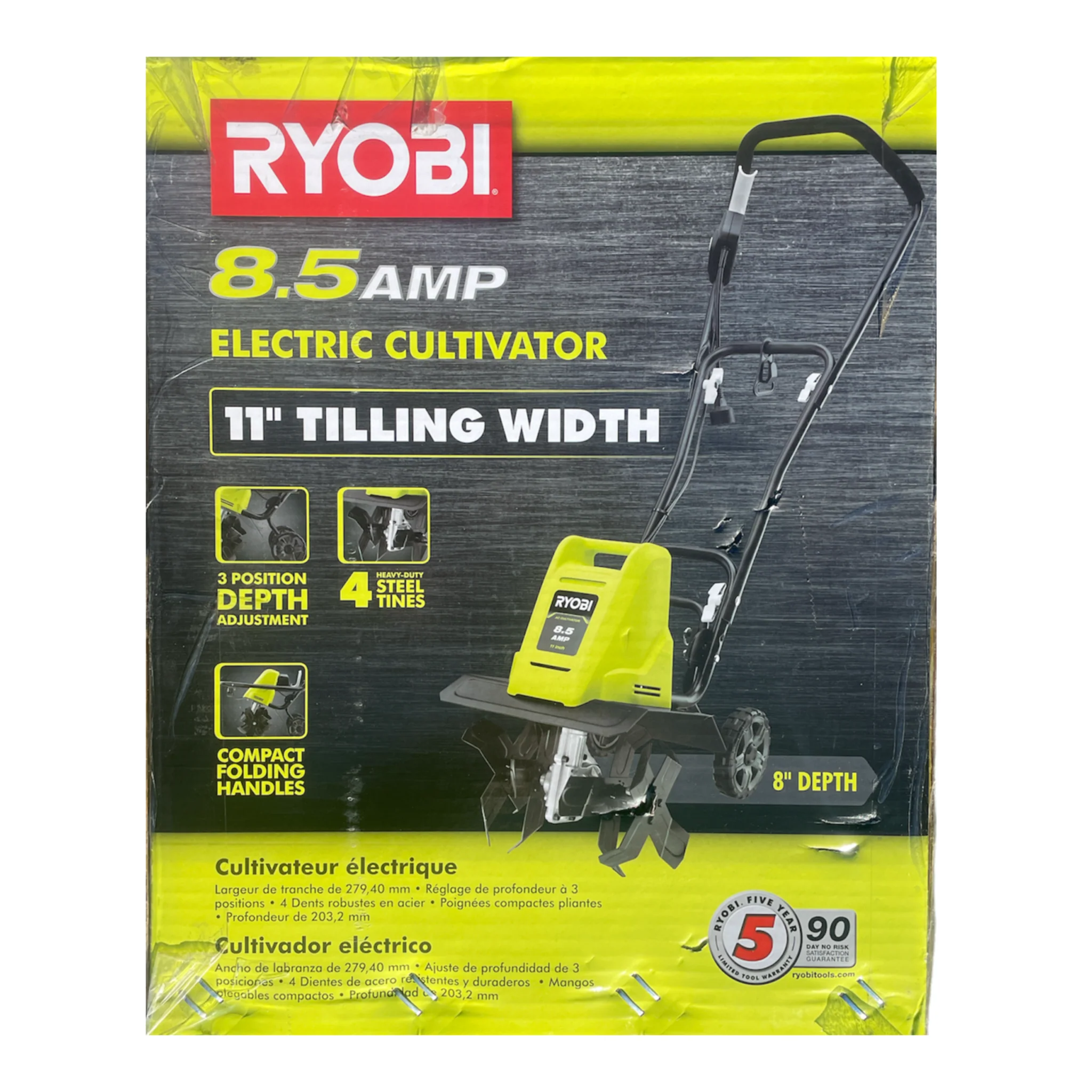 11 in. 8.5 Amp Corded Cultivator - Image 4