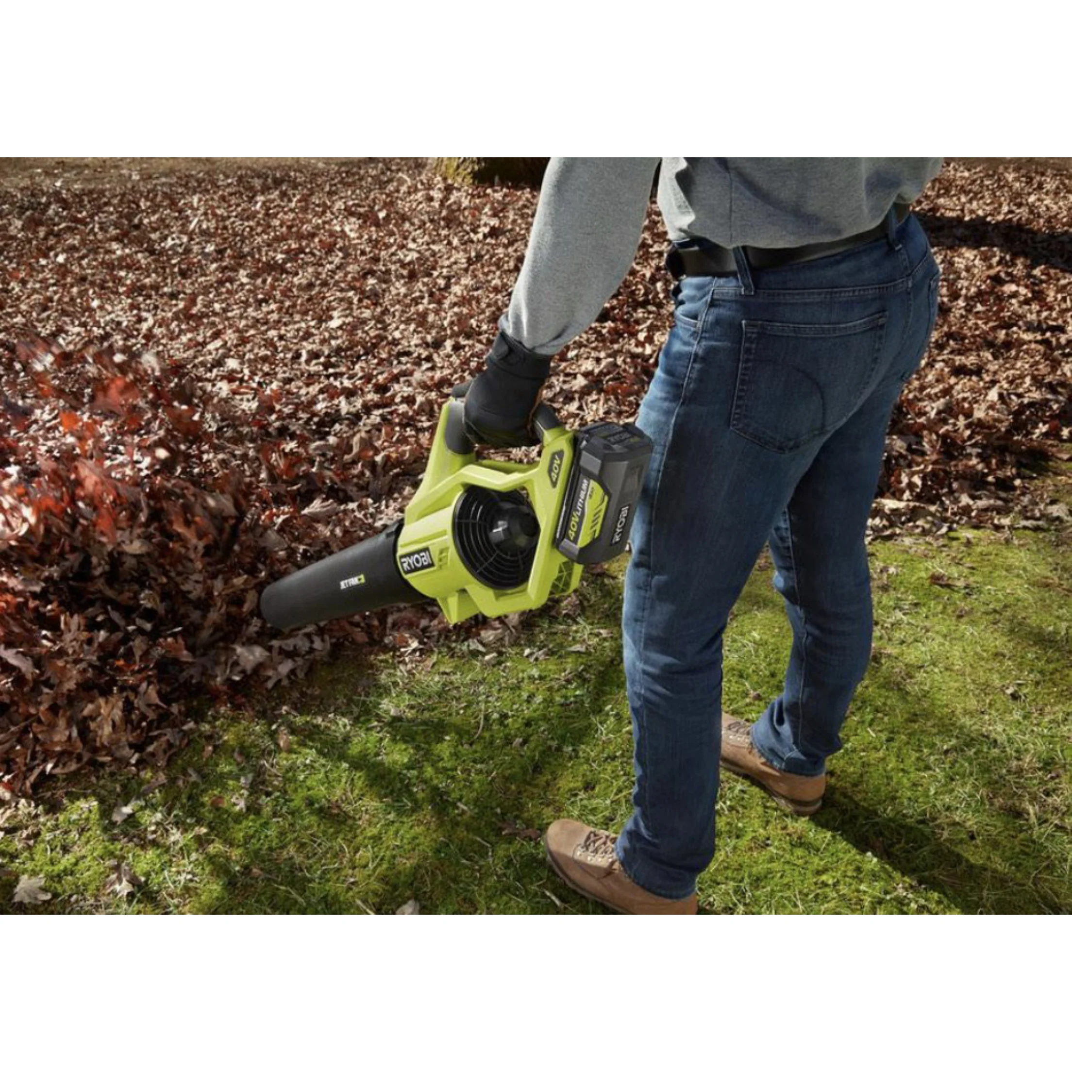 110 MPH 500 CFM Variable-Speed 40-Volt Lithium-Ion Cordless Battery Jet Fan Leaf Blower (Tool Only) - Image 4