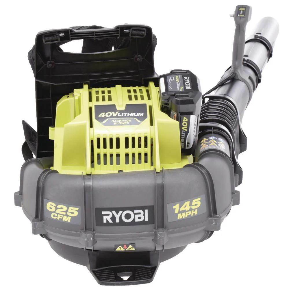 145 MPH 625 CFM 40-Volt Lithium-Ion Cordless Backpack Blower (TOOL ONLY) - Image 6