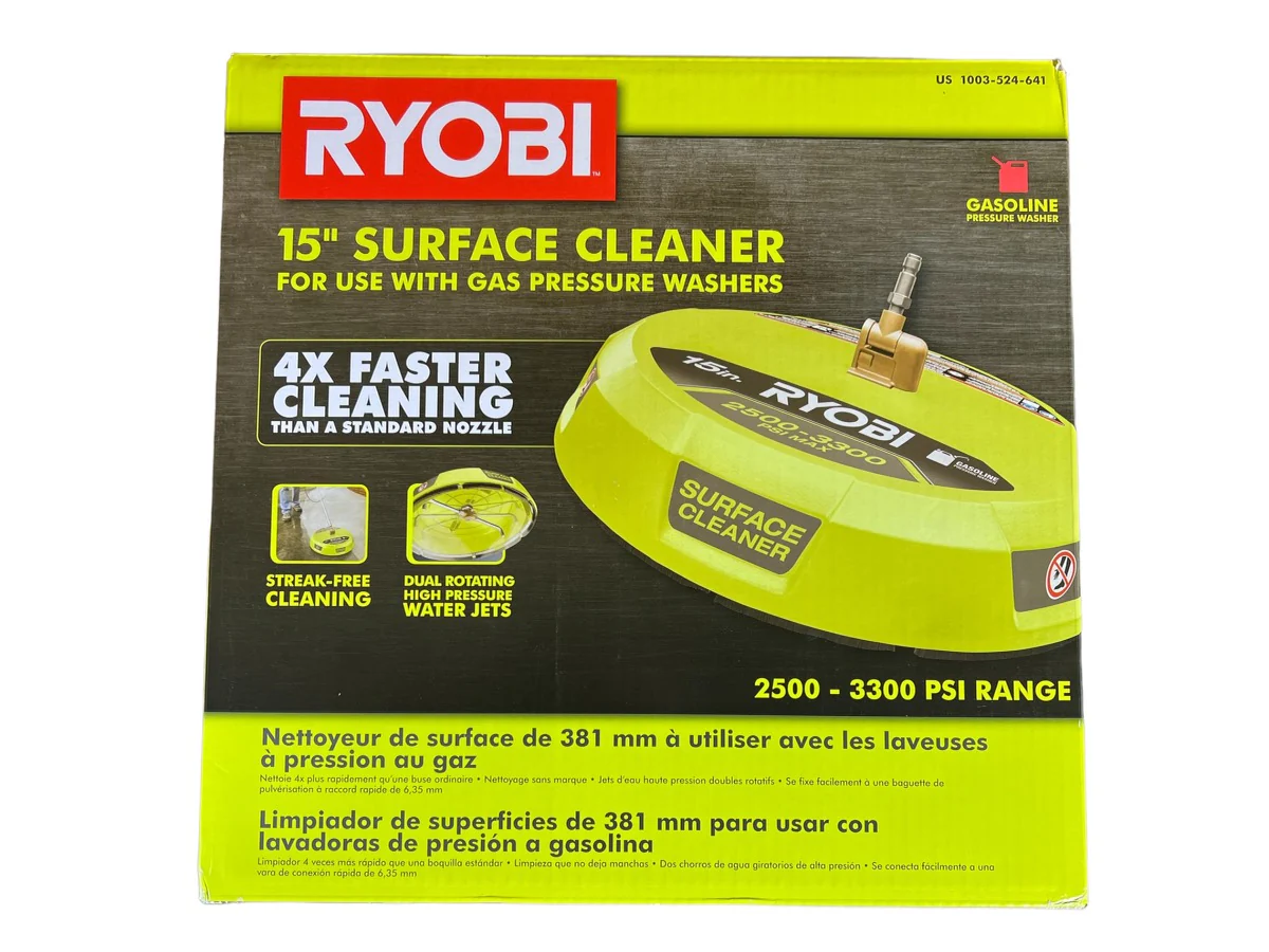 15 in. 3300 PSI Surface Cleaner for Gas Pressure Washer