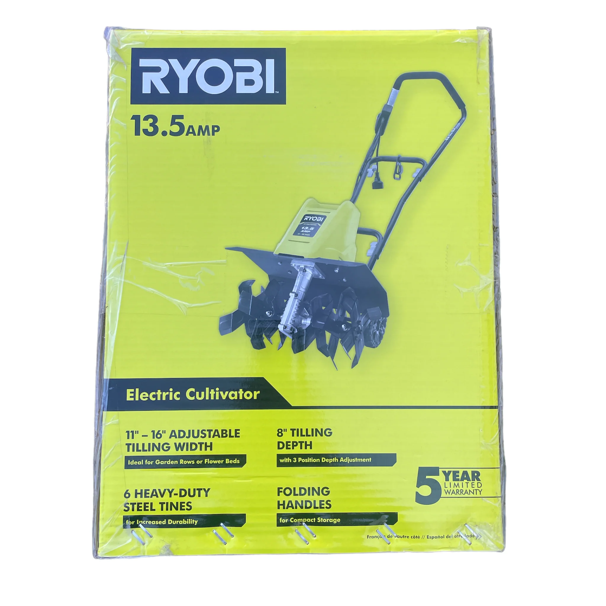 16 in. 13.5 Amp Corded Cultivator - Image 4