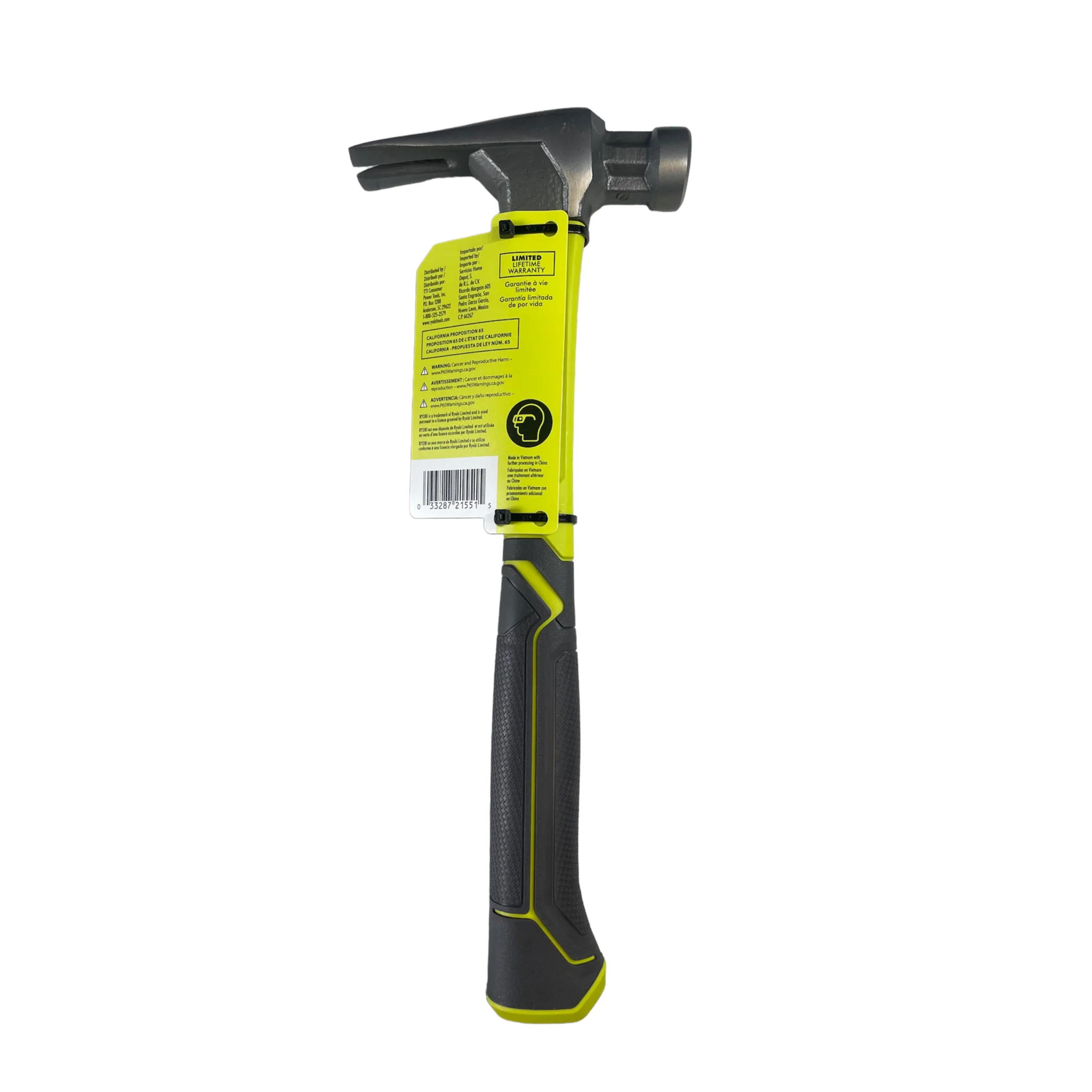 16 oz. All Purpose Hammer with 11 in. Fiberglass Handle - Image 2