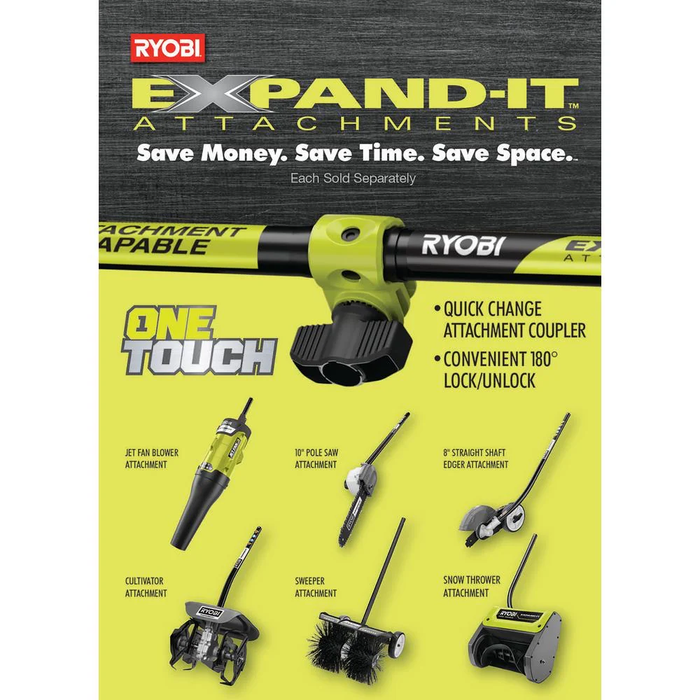 18 in. 10 Amp Attachment Capable Electric String Trimmer - Image 6