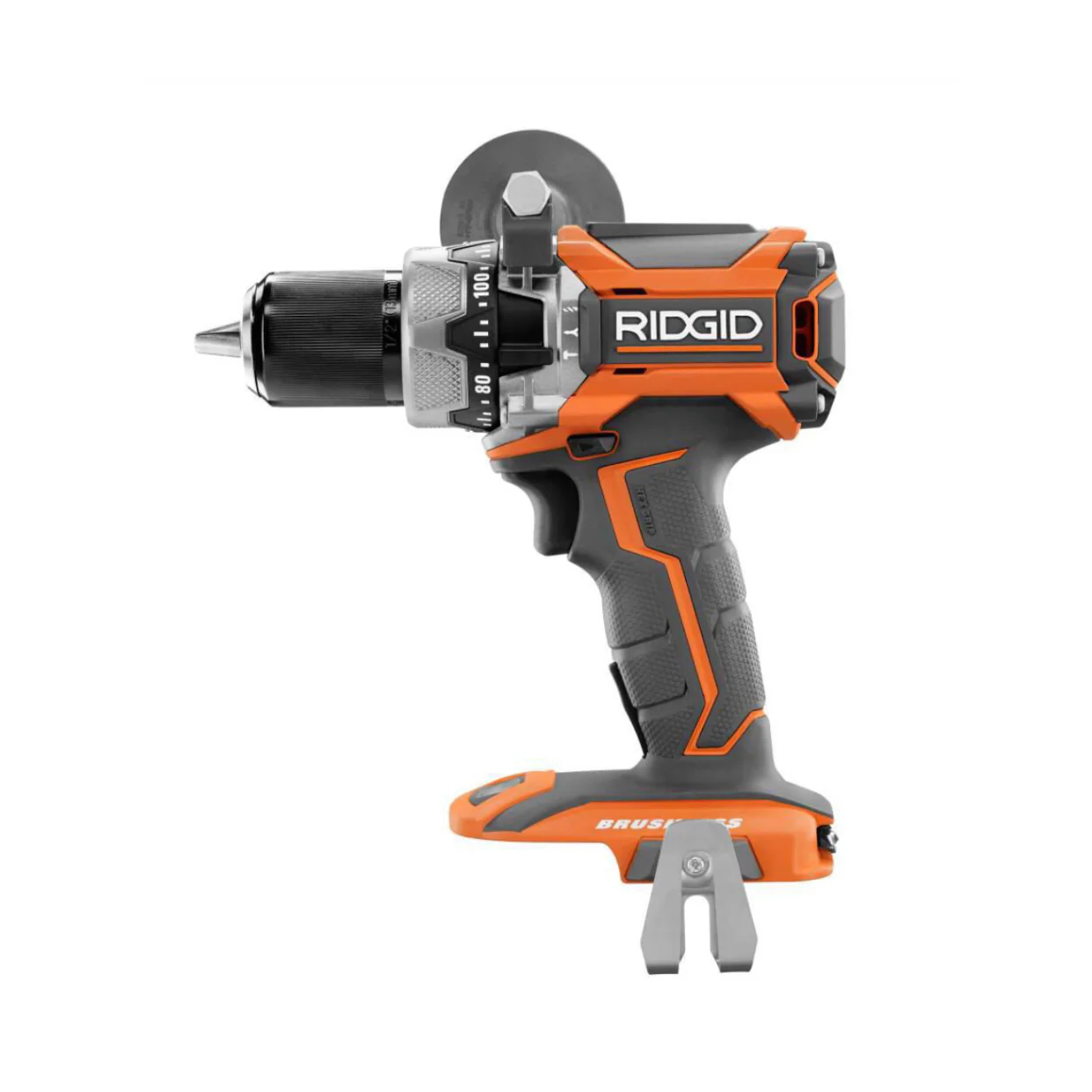 RIDGID 18-Volt Lithium-Ion Brushless 1/2 in. Compact Hammer Drill Kit with (2) 2.0 Ah Batteries, Charger, and Bag - Image 3