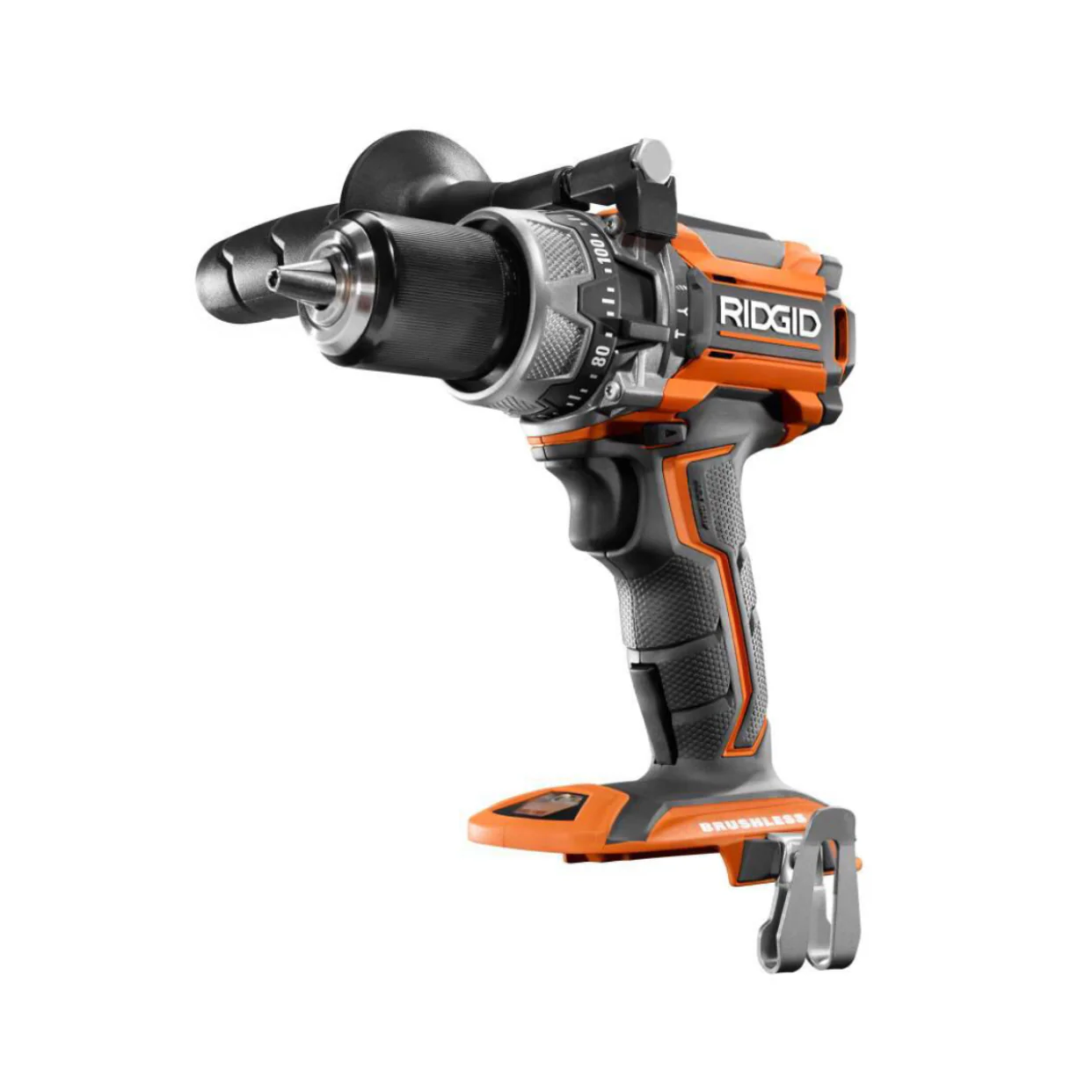 RIDGID 18-Volt Lithium-Ion Brushless 1/2 in. Compact Hammer Drill Kit with (2) 2.0 Ah Batteries, Charger, and Bag - Image 5
