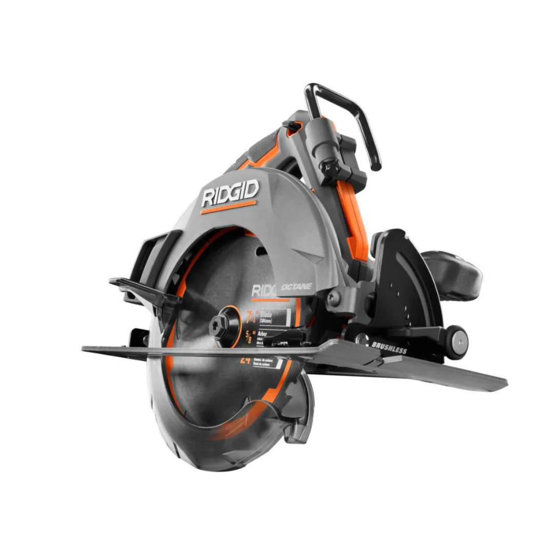 RIDGID 18-Volt OCTANE Cordless Brushless 7-1/4 in. Circular Saw (Tool Only) - Image 2