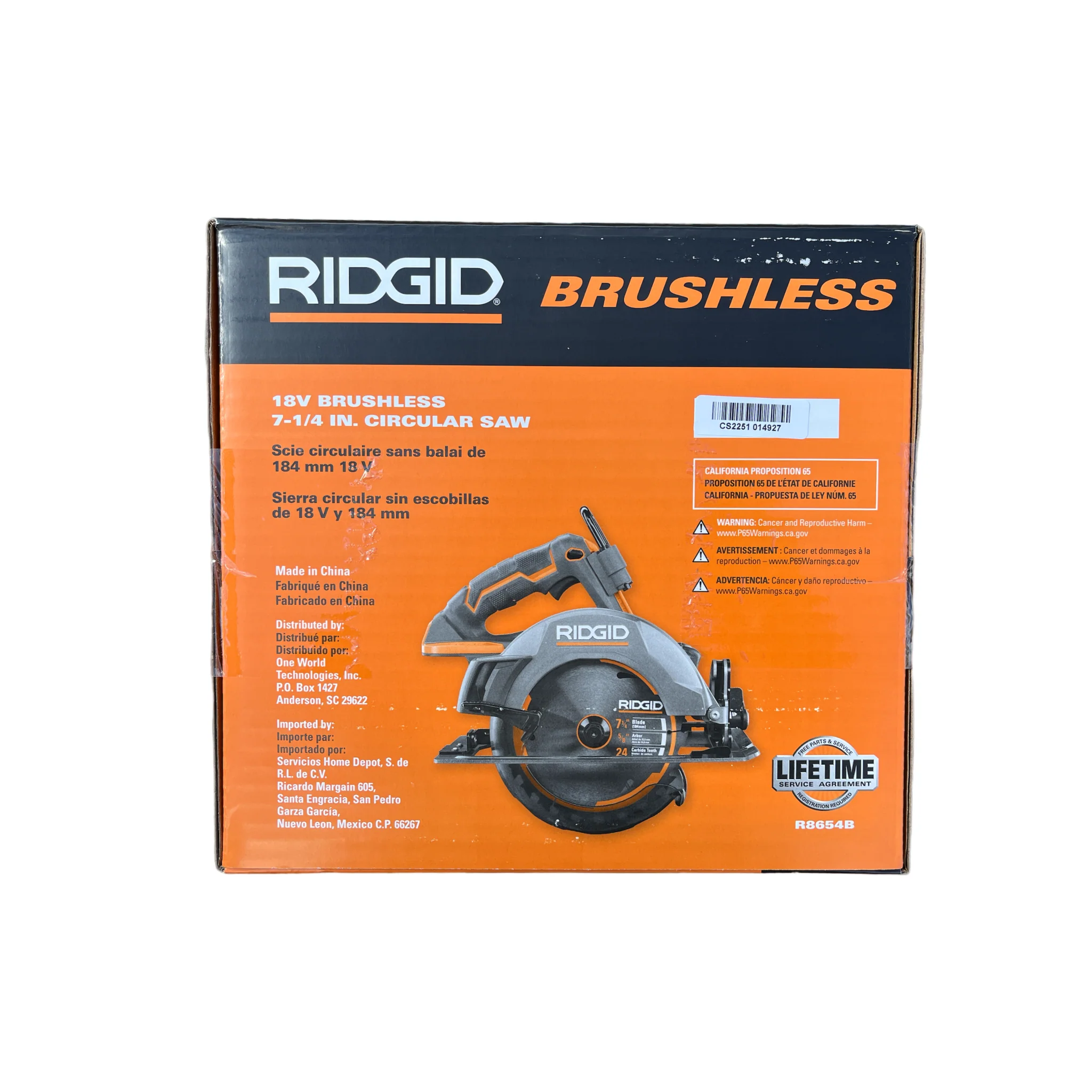 RIDGID 18-Volt OCTANE Cordless Brushless 7-1/4 in. Circular Saw (Tool Only) - Image 4