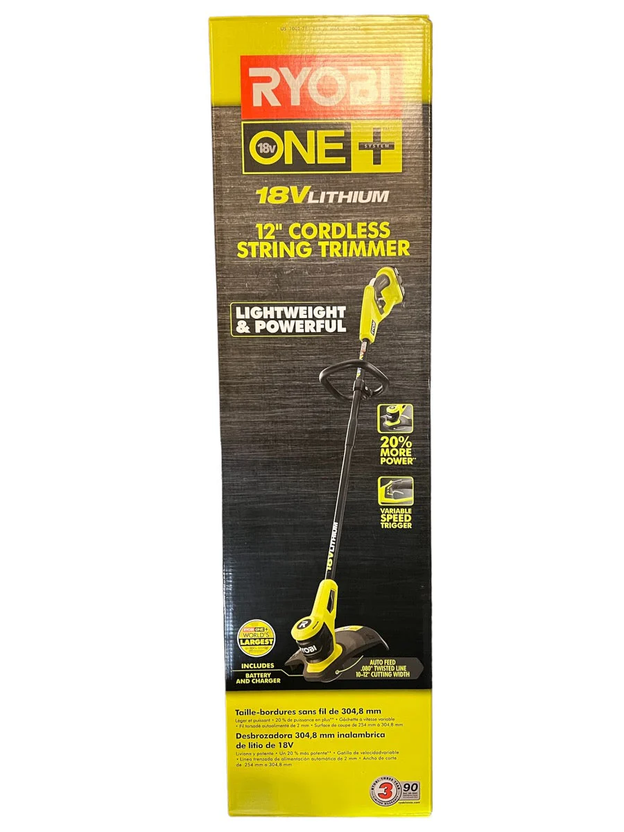 18-Volt ONE+ 12 in. Cordless Battery String Trimmer with 2.0 Ah Battery and Charger