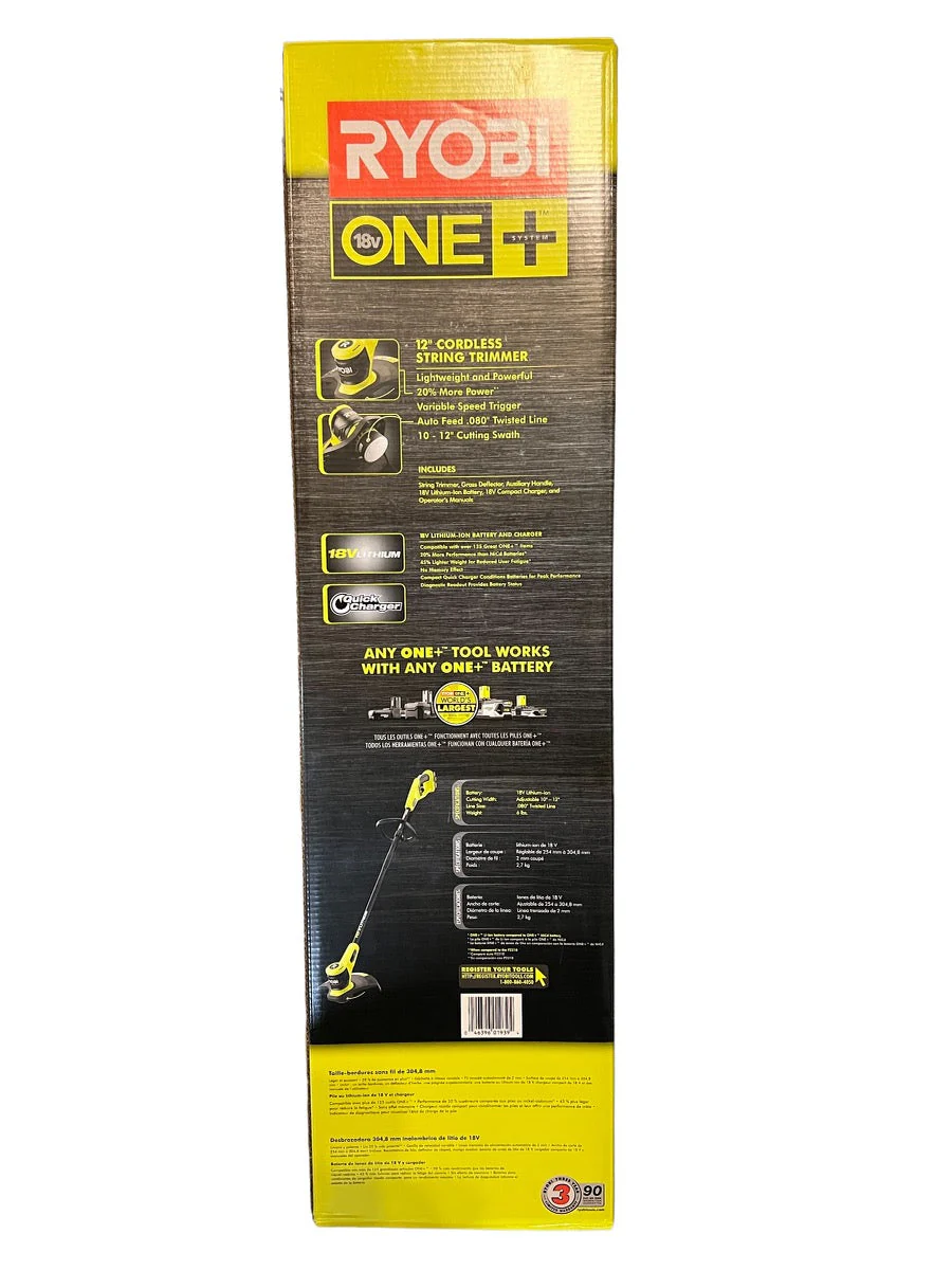 18-Volt ONE+ 12 in. Cordless Battery String Trimmer with 2.0 Ah Battery and Charger - Image 5
