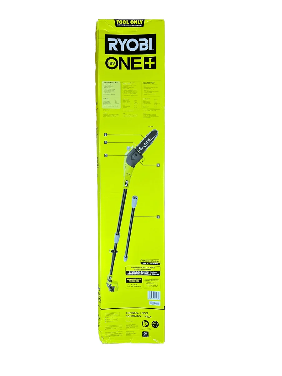 18-Volt ONE+ 8 in. Lithium-Ion Battery Pole Saw (Tool Only) - Image 2