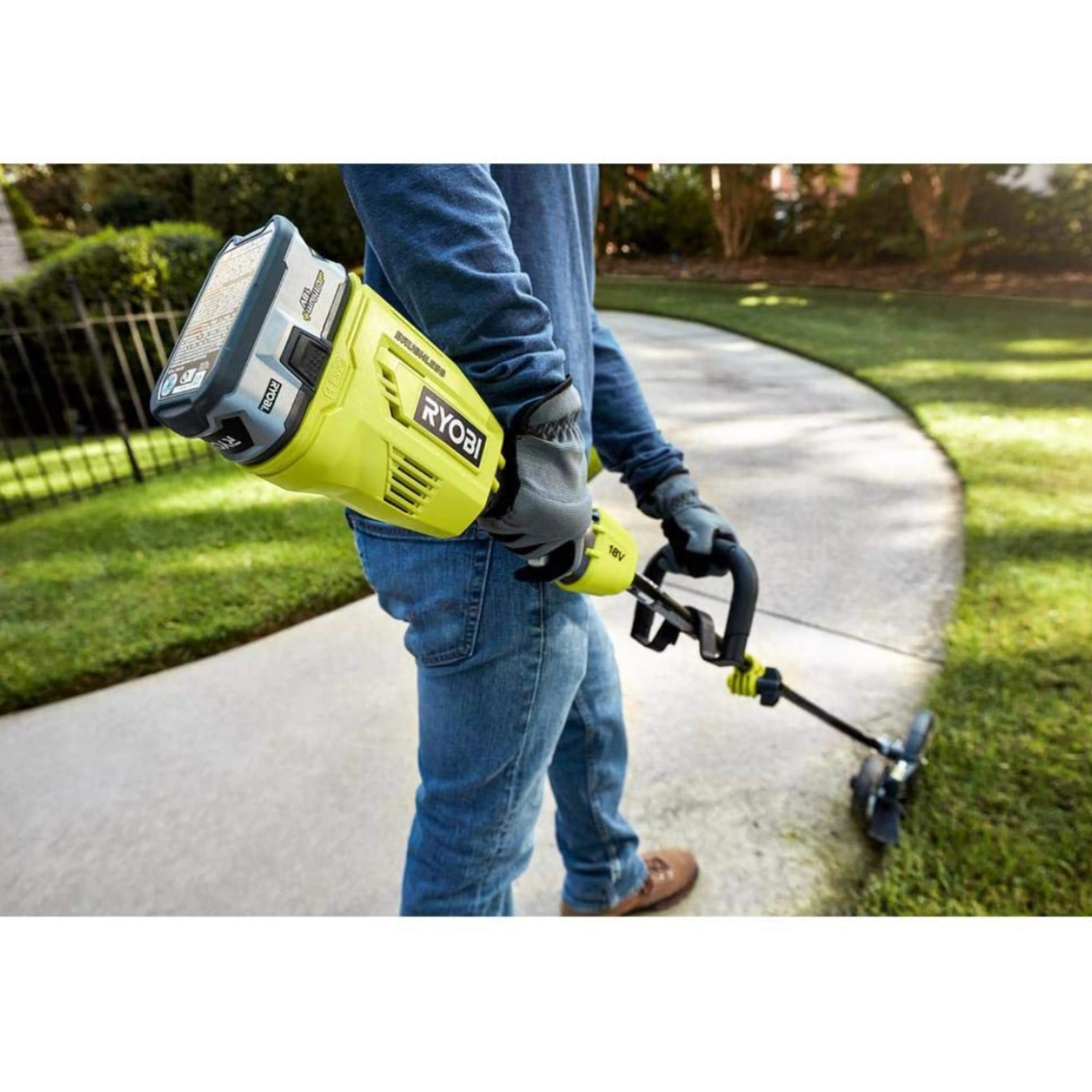 18-Volt ONE+ Brushless 15 in. Cordless Attachment Capable String Trimmer (Tool Only) - Image 8