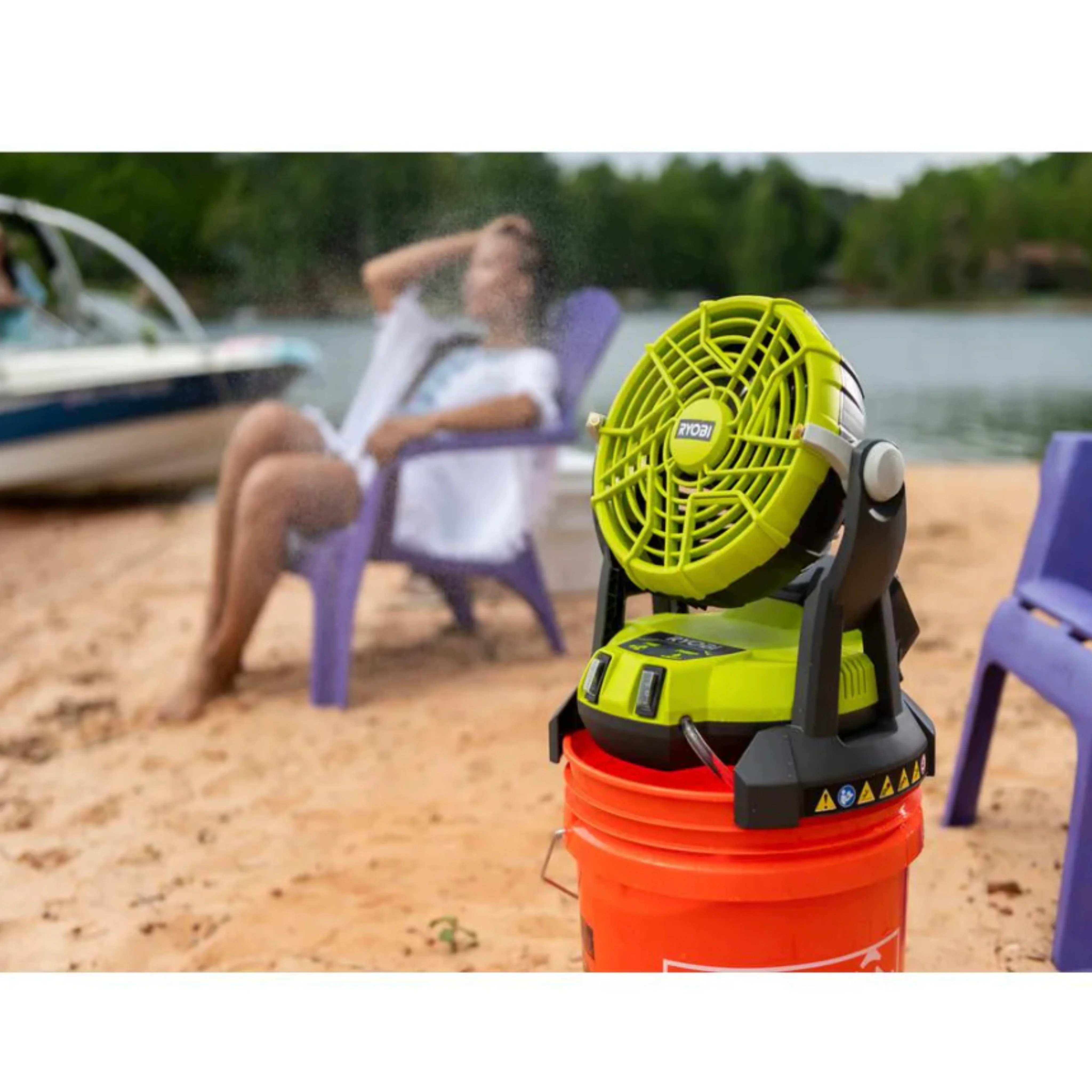 18-Volt ONE+ Bucket Top Misting Fan - Image 6
