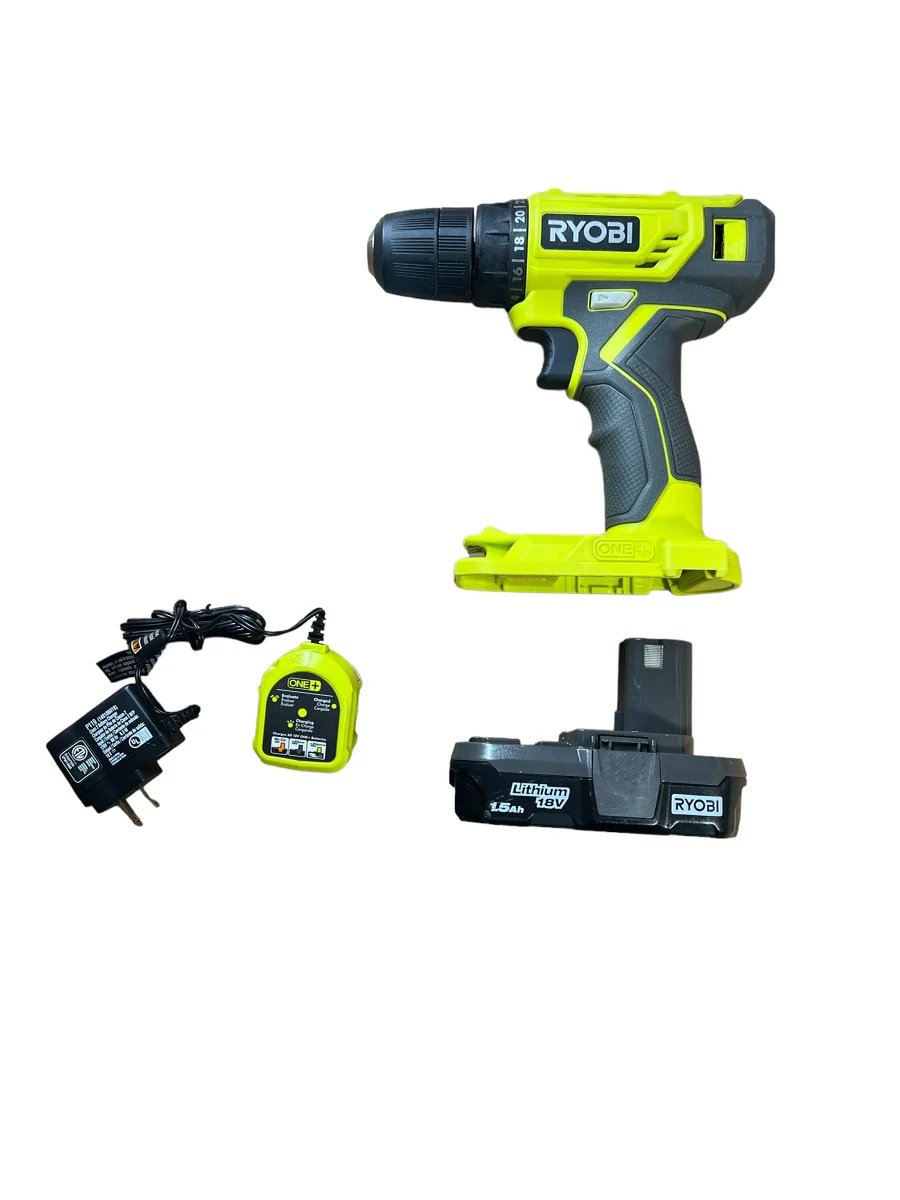 18-Volt ONE+ Cordless 3/8 in. Drill/Driver Kit with 1.5 Ah Battery and Charger - Factory Reconditioned