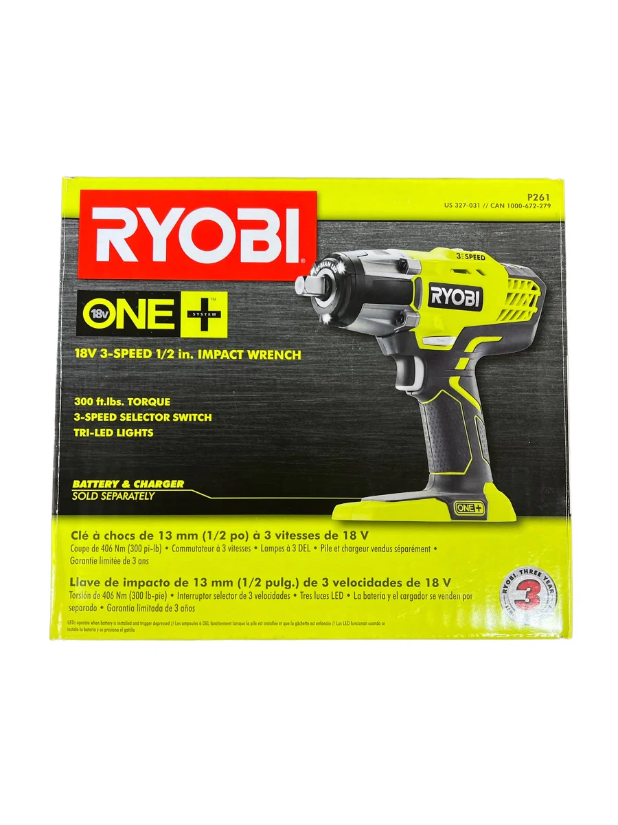 18-Volt ONE+ Cordless 3-Speed 1/2 in. Impact Wrench (Tool-Only)