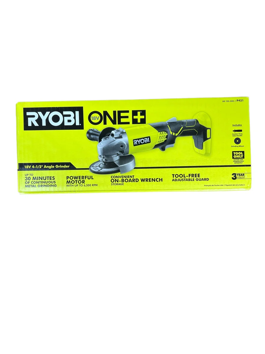 18-Volt ONE+ Cordless 4-1/2 in. Angle Grinder (Tool Only)