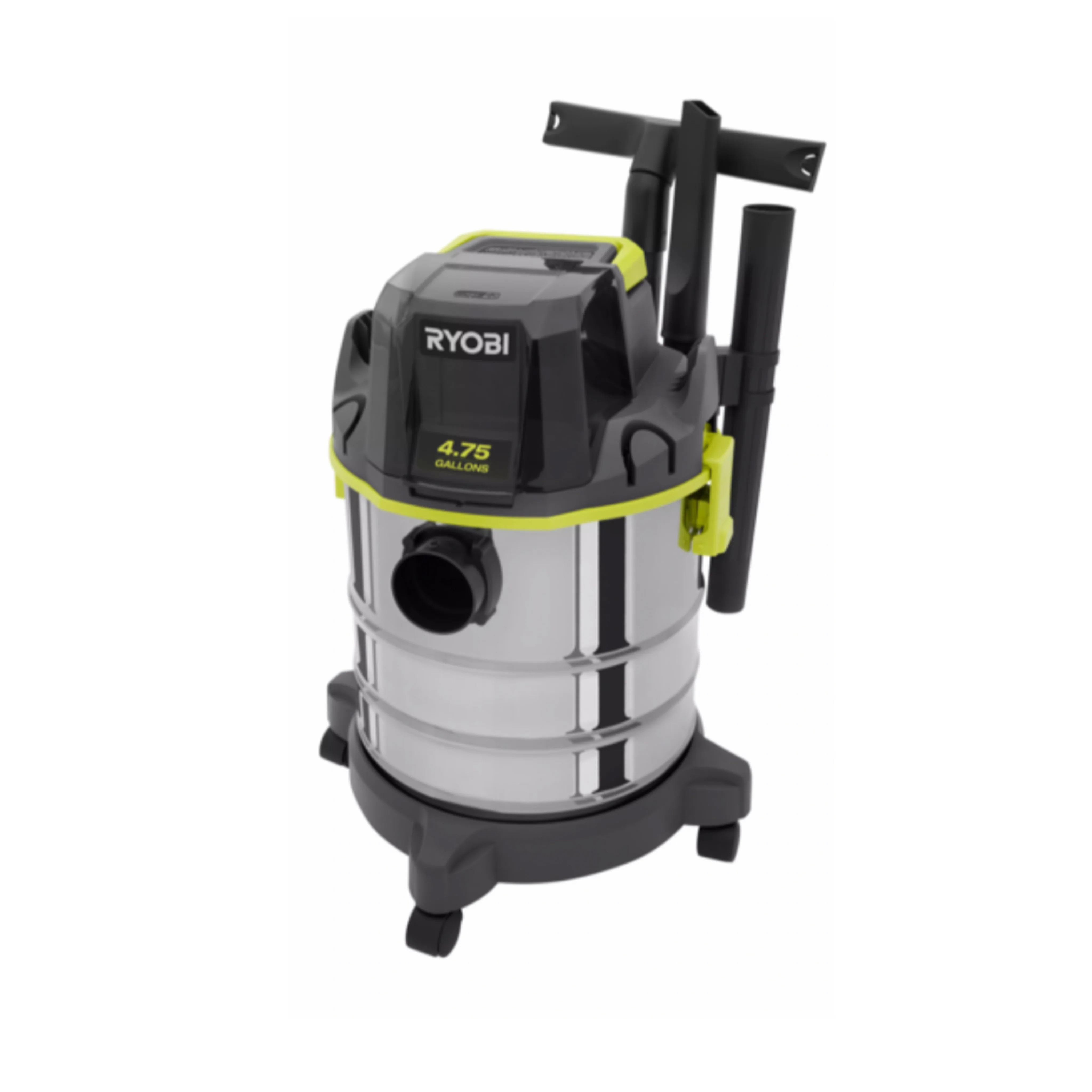 18-Volt ONE+ Cordless 4.75 Gal. Stainless Steel Wet/Dry Vacuum - Image 2