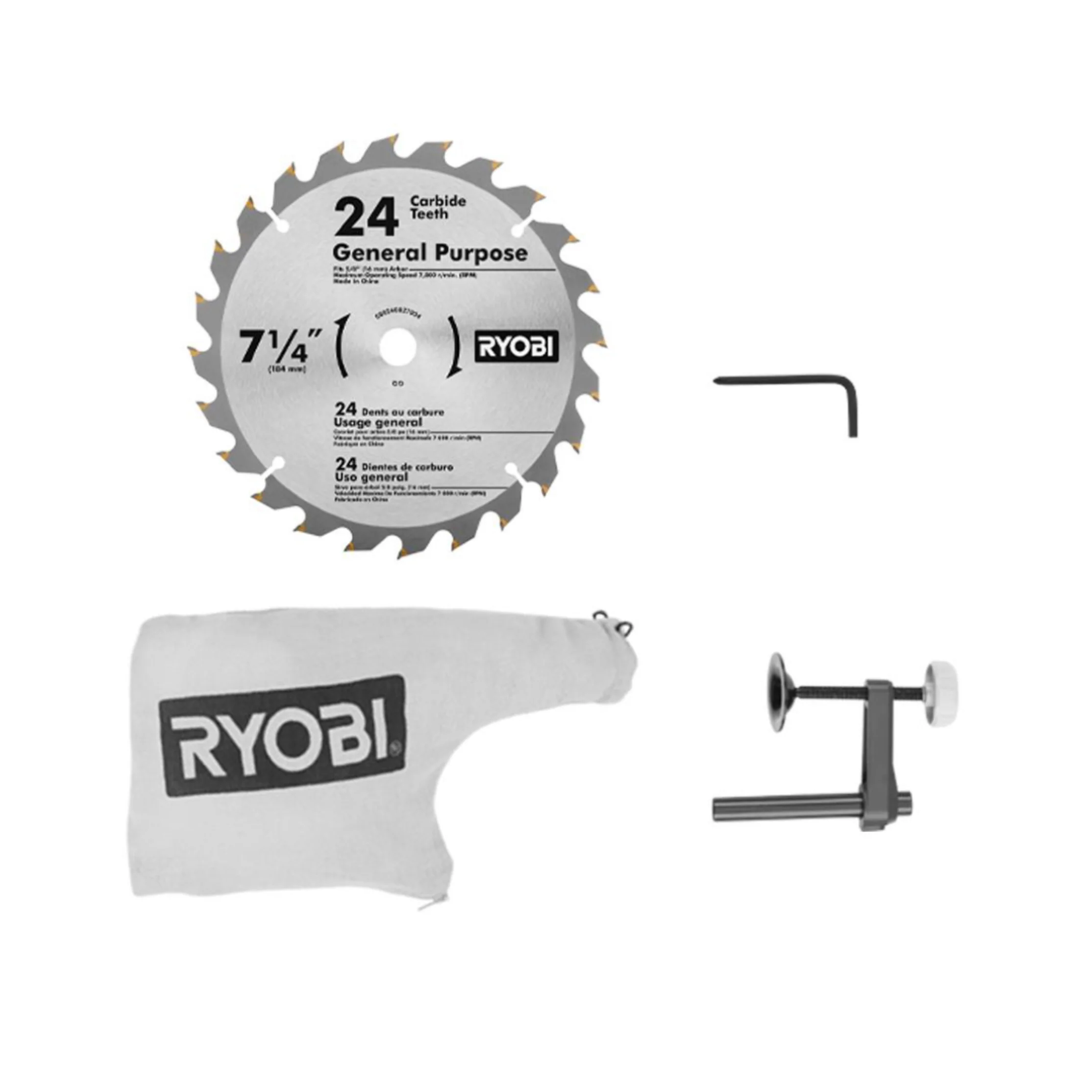 18-Volt ONE+ Cordless 7-1/4 in. Compound Miter Saw (Tool Only) with Blade and Blade Wrench - Image 3