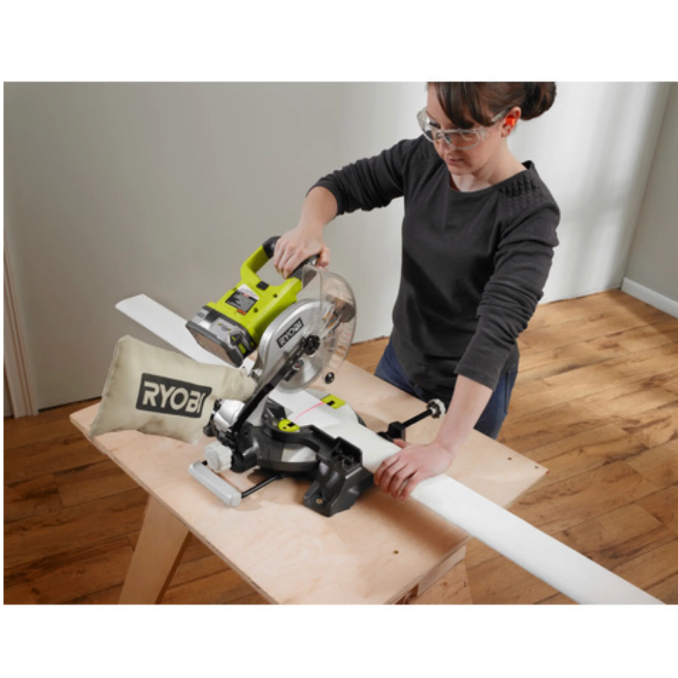 18-Volt ONE+ Cordless 7-1/4 in. Compound Miter Saw (Tool Only) - Image 6