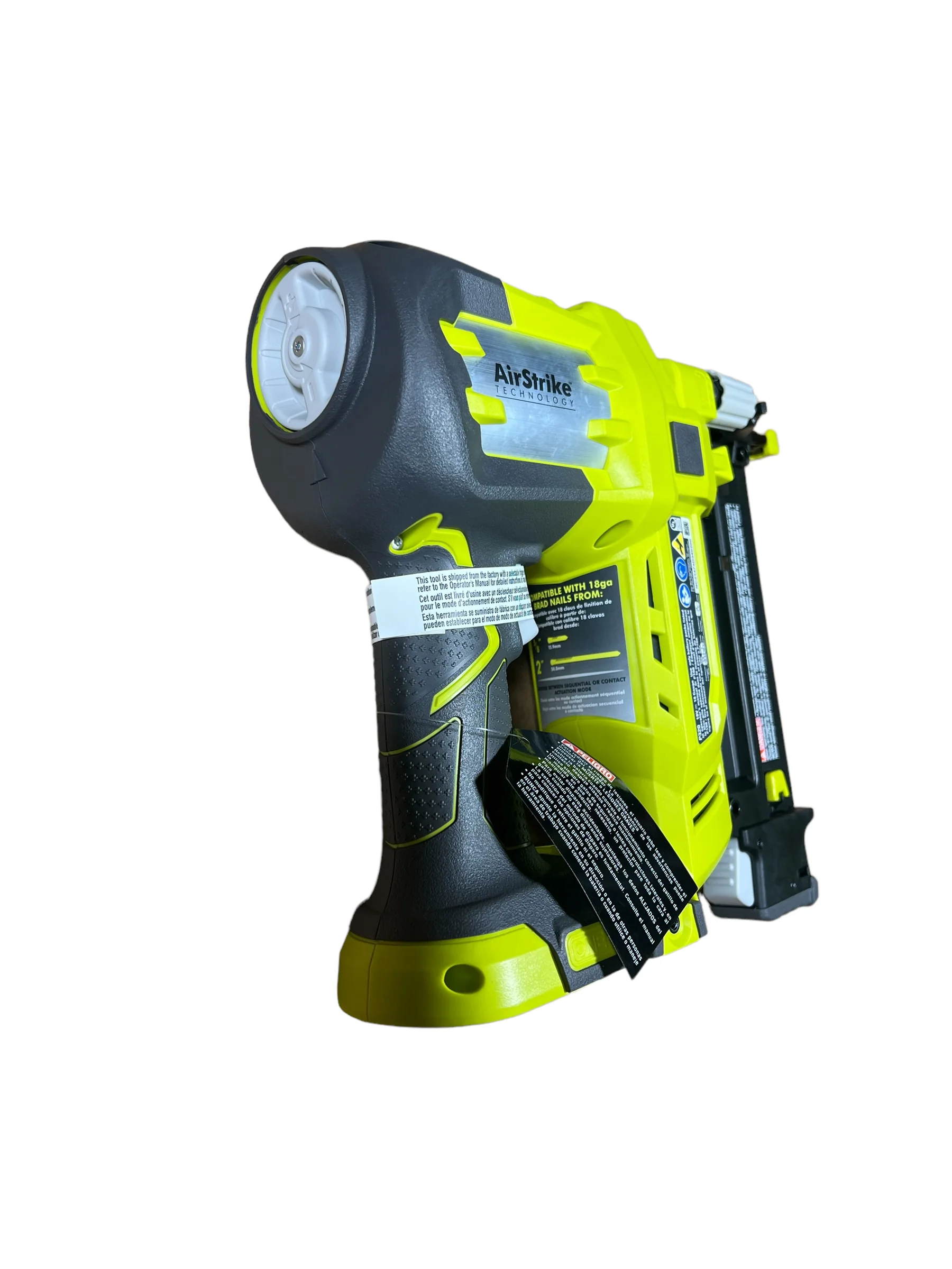 18-Volt ONE+ Cordless AirStrike 18-Gauge Brad Nailer - Image 5