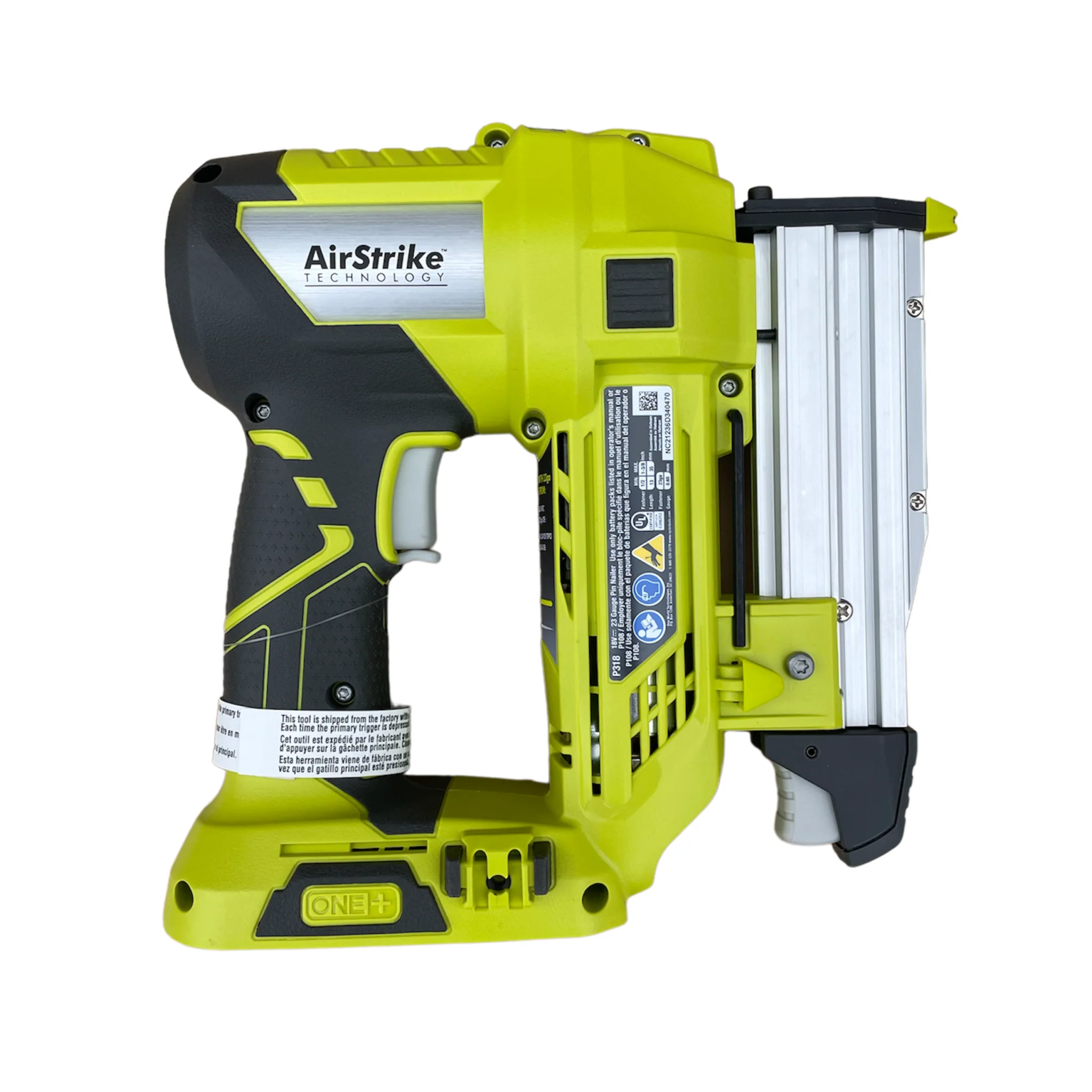 18-Volt ONE+ Cordless AirStrike 23-Gauge 1-3/8 in. Headless Pin Nailer (Tool Only) - Image 4
