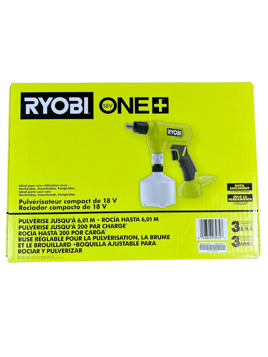 18-Volt ONE+ Cordless Battery .5L Compact Chemical Sprayer (Tool Only) - Image 6