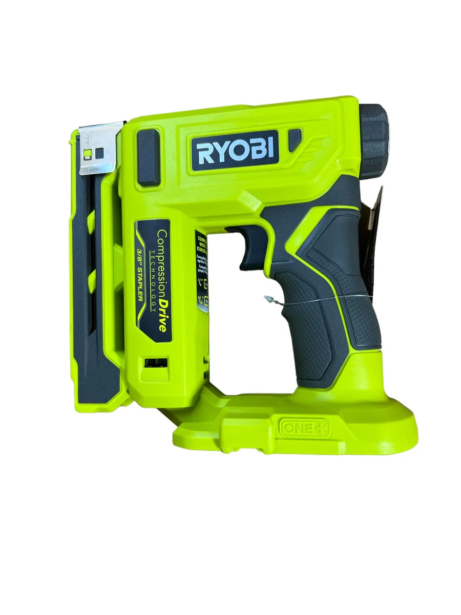 18-Volt ONE+ Cordless Compression Drive 3/8 in. Crown Stapler (Tool Only) - Factory Reconditioned