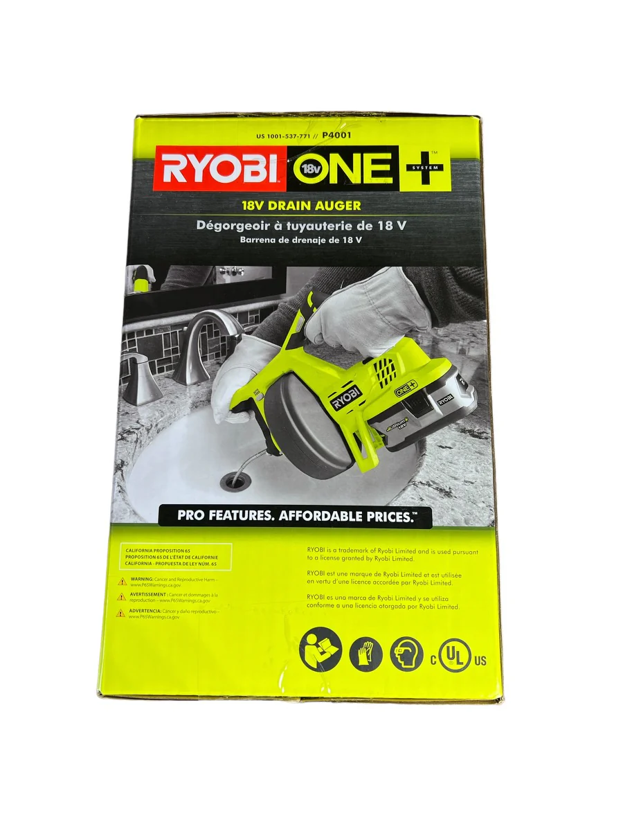 18-Volt ONE+ Cordless Drain Auger (Tool Only) - Image 7
