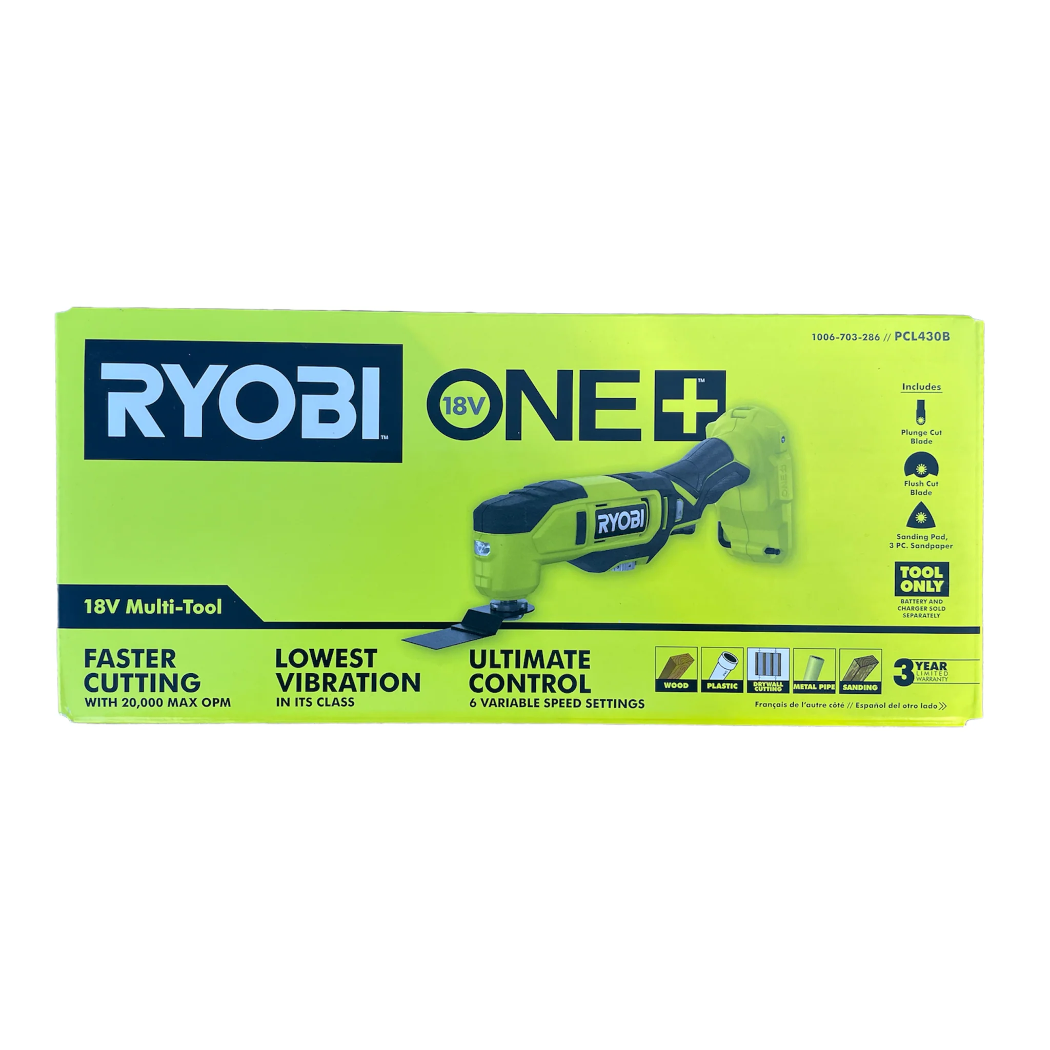18-Volt ONE+ Cordless Oscillating Multi-Tool (Tool Only)