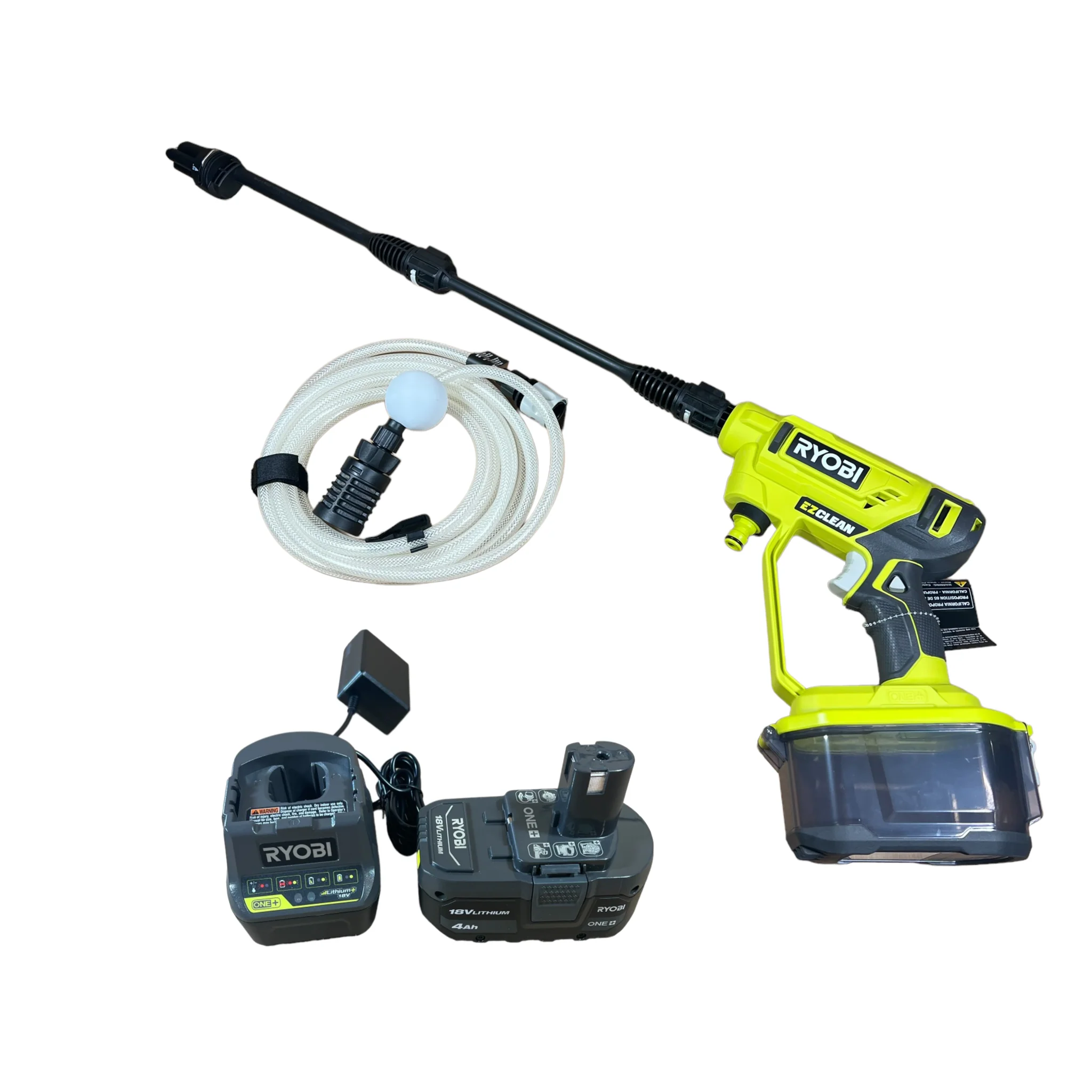 18-Volt ONE+ EZClean 320 PSI 0.8 GPM Cordless Cold Water Power Cleaner with Battery and Charger - Image 2
