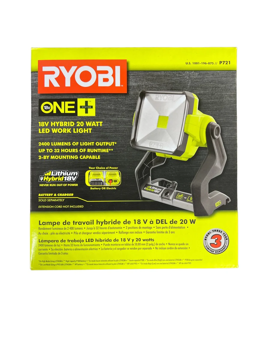 18-Volt ONE+ Hybrid 20-Watt LED Work Light (Tool-Only) LP
