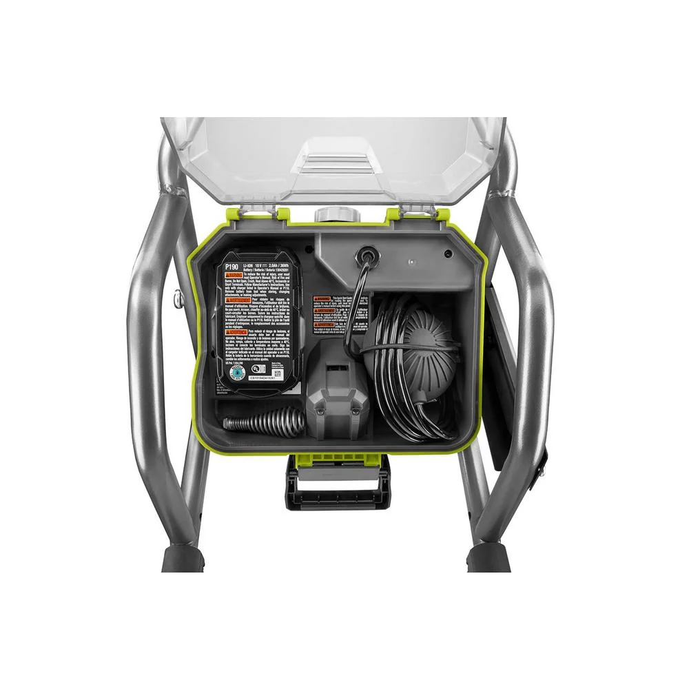18-Volt ONE+ Hybrid Drain Auger Kit with 50 ft. Cable, 2 Ah Battery, 18-Volt Charger, and Accessories - Image 3
