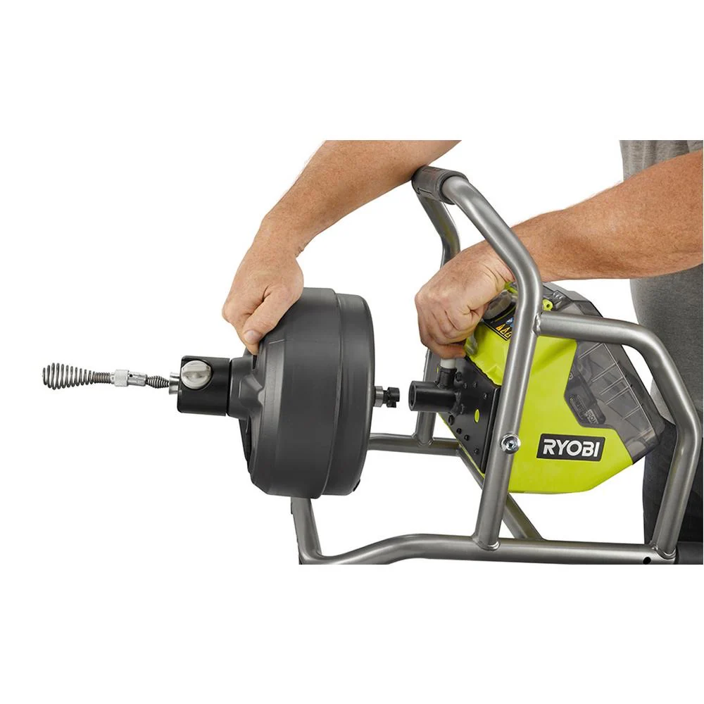 18-Volt ONE+ Hybrid Drain Auger Kit with 50 ft. Cable, 2 Ah Battery, 18-Volt Charger, and Accessories - Image 4