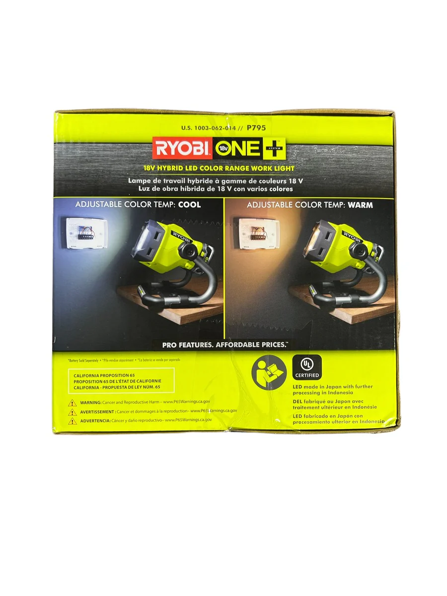 18-Volt ONE+ Hybrid LED Color Range Work Light (Tool Only) - Image 7