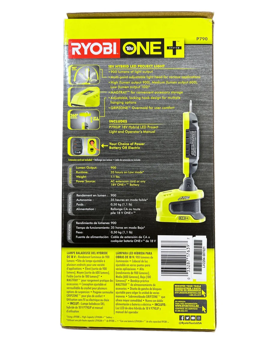 18-Volt ONE+ Hybrid LED Project Light (Tool Only) - Image 7