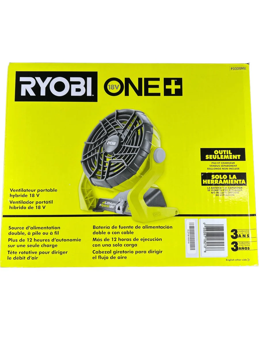 18-Volt ONE+ Hybrid Portable Fan (Tool Only) - Image 7