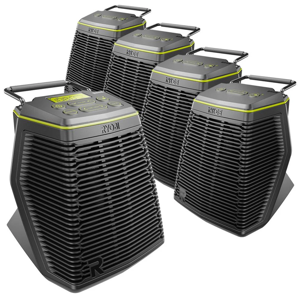 18-Volt ONE+ Score Speaker Set with (1) Primary Speaker and (4) Bonus Speakers - Factory Reconditioned