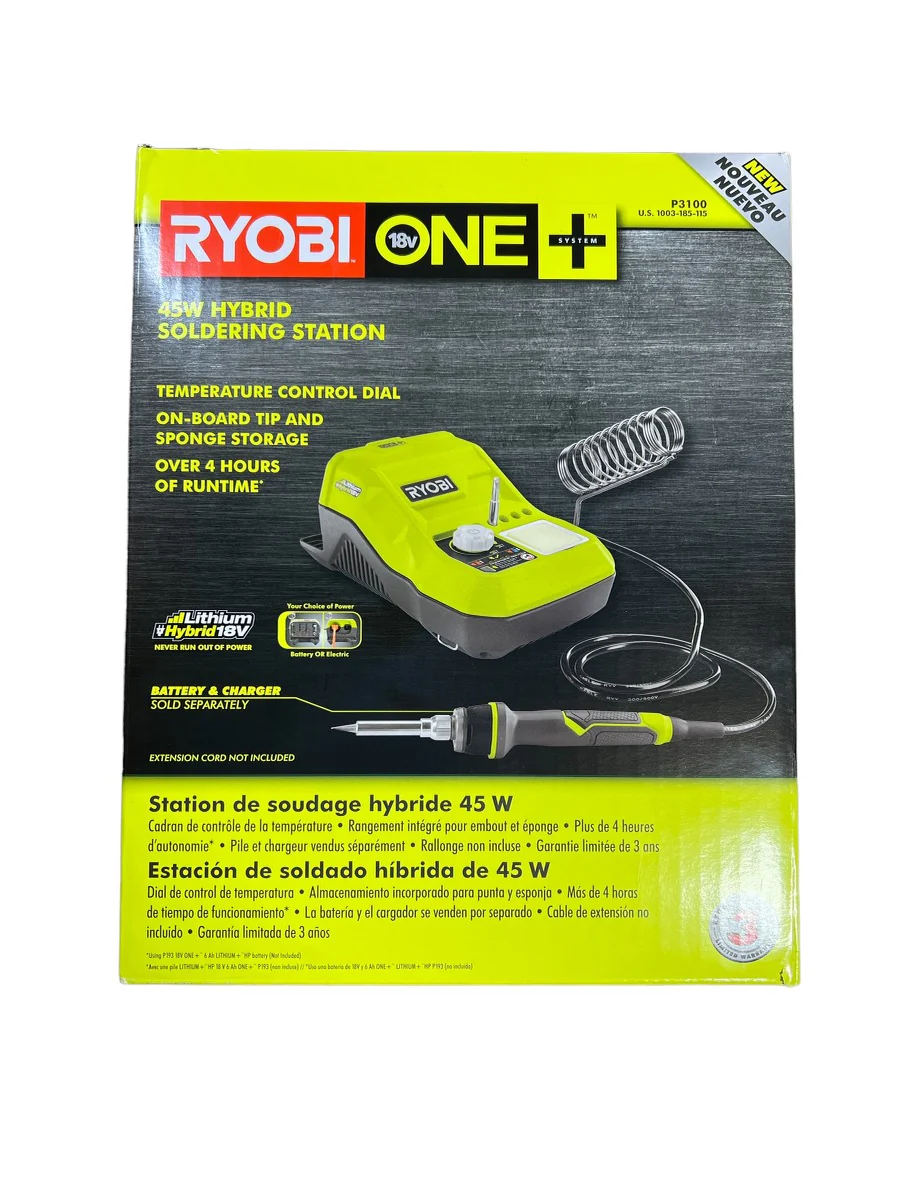 18-Volt ONE+ Hybrid Soldering Station with extra Chisel Point Soldering Tip - Image 2