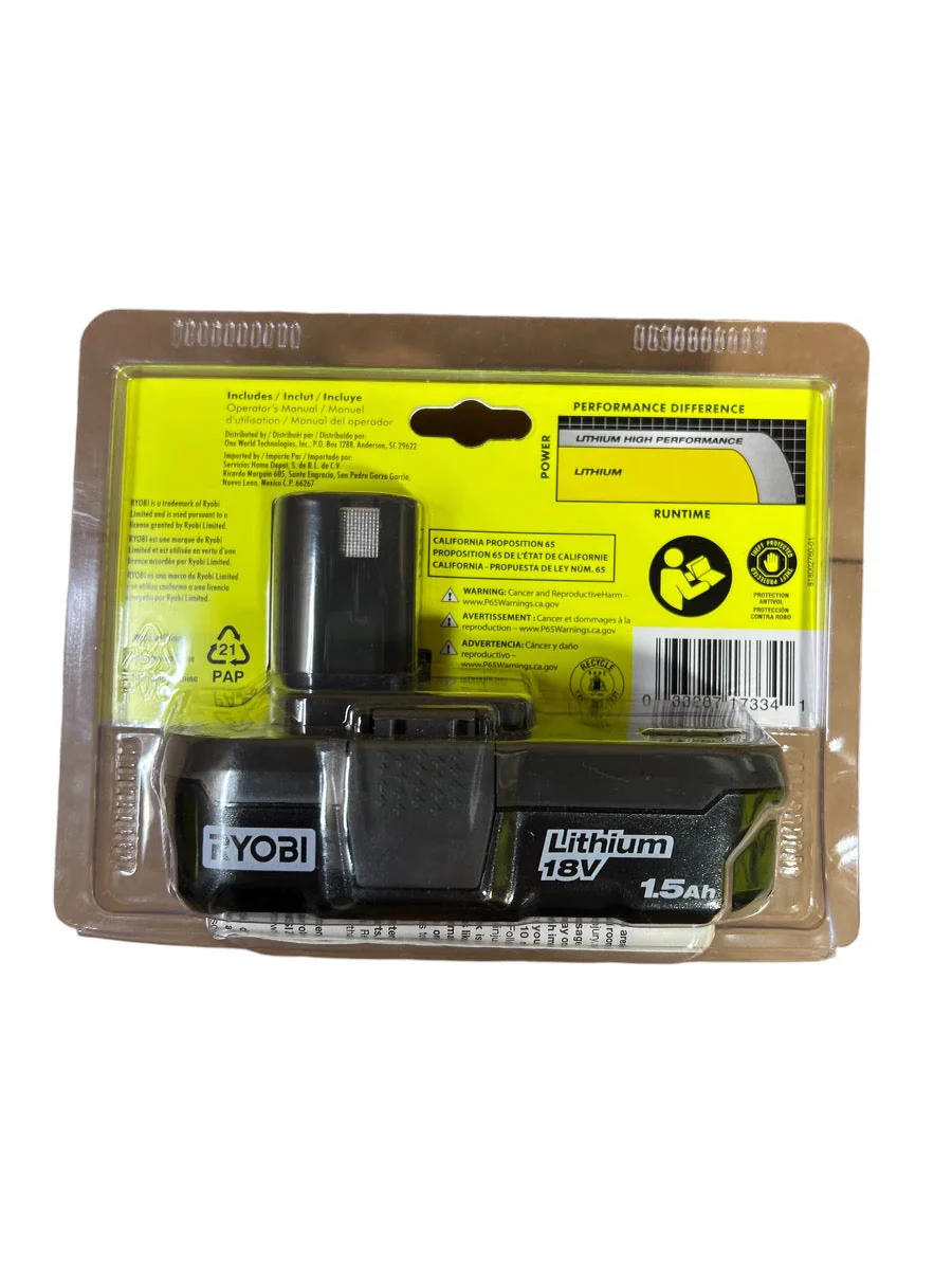 18-Volt ONE+ Lithium-Ion 1.5 Ah Battery - Image 6