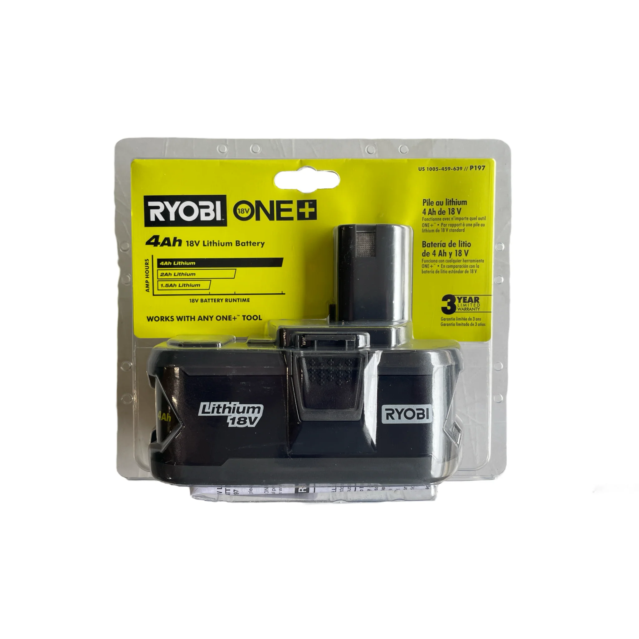 18-Volt ONE+ Lithium-Ion 4.0 Ah Battery