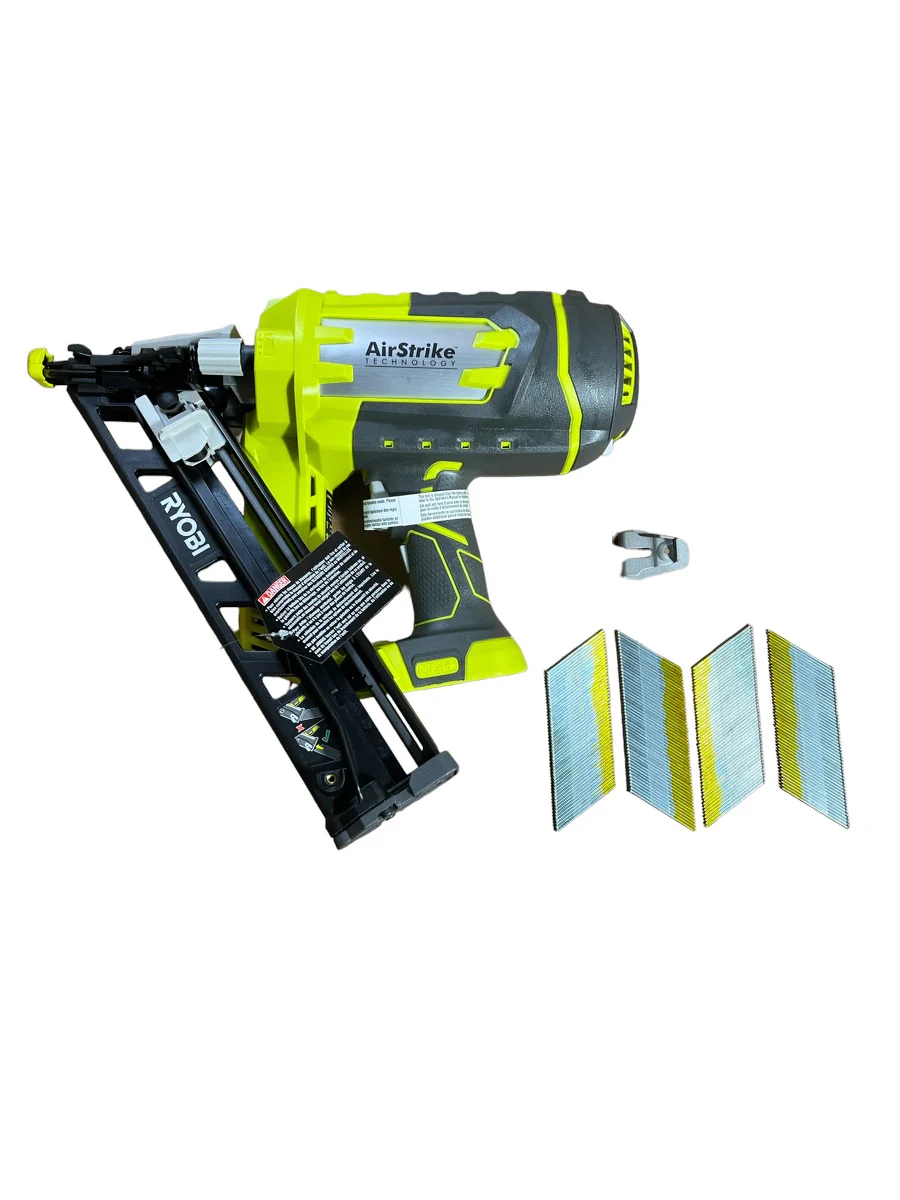 18-Volt ONE+ Lithium-Ion Cordless AirStrike 15-Gauge Angled Finish Nailer (Tool Only) - Image 2