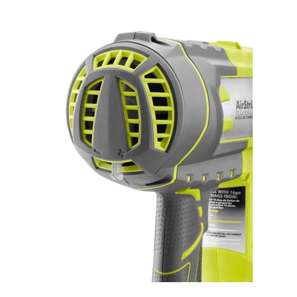 18-Volt ONE+ Lithium-Ion Cordless AirStrike 16-Gauge Cordless Straight Finish Nailer (Tool Only) - Image 6