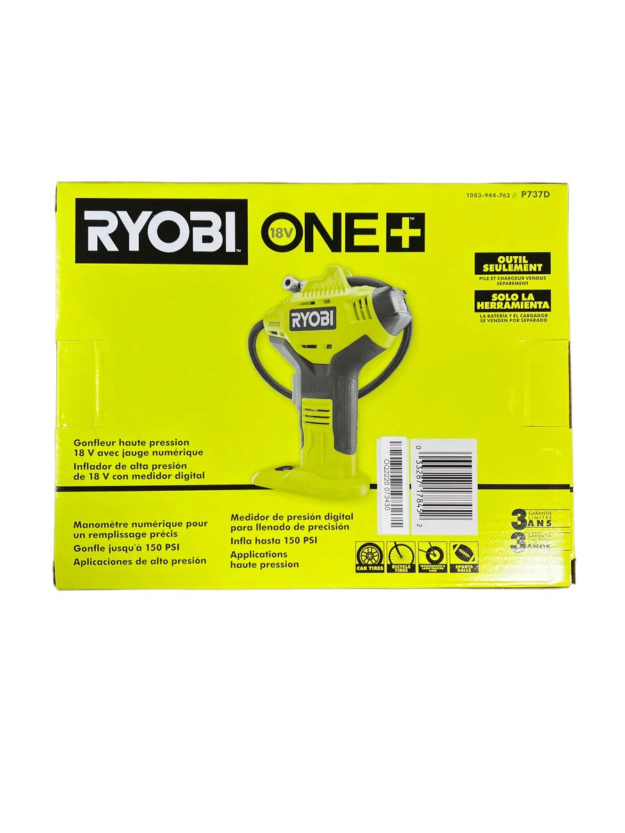18-Volt ONE+ Lithium-Ion Cordless High Pressure Inflator with Digital Gauge (Tool-Only) - Image 4
