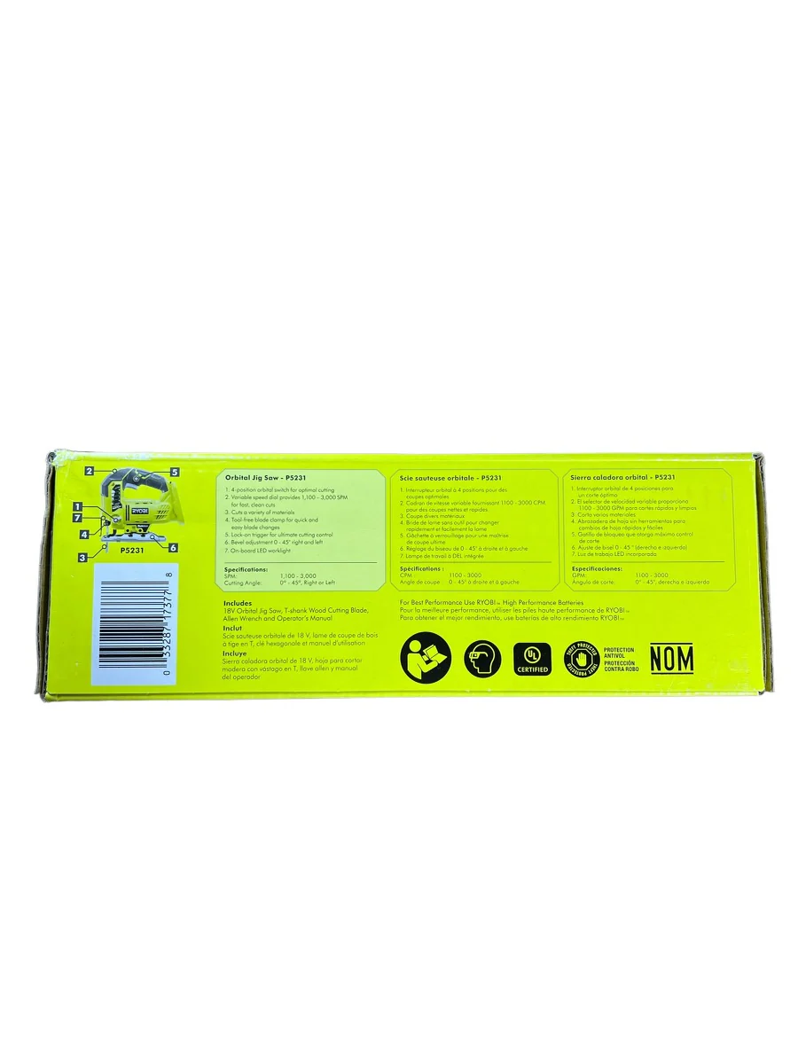 18-Volt ONE+ Lithium-Ion Cordless Orbital Jig Saw - Image 5