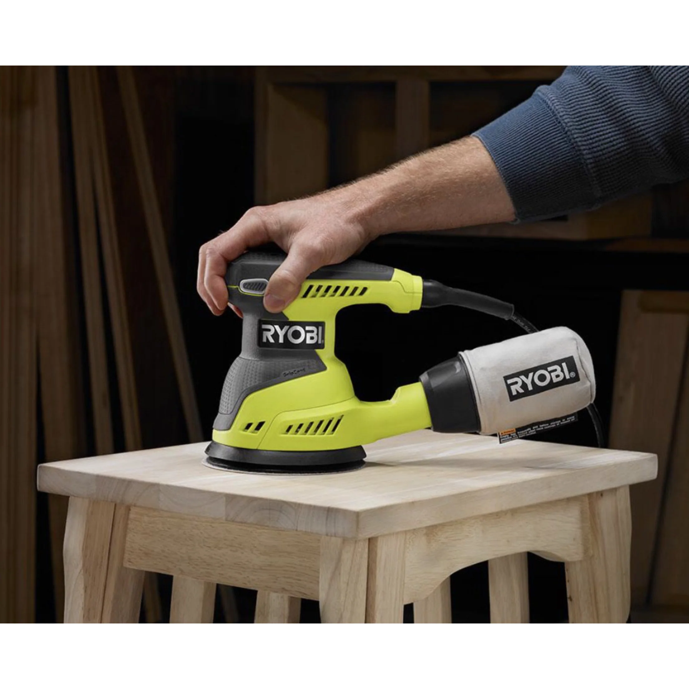 2.6 Amp Corded 5 in. Random Orbital Sander - Image 4