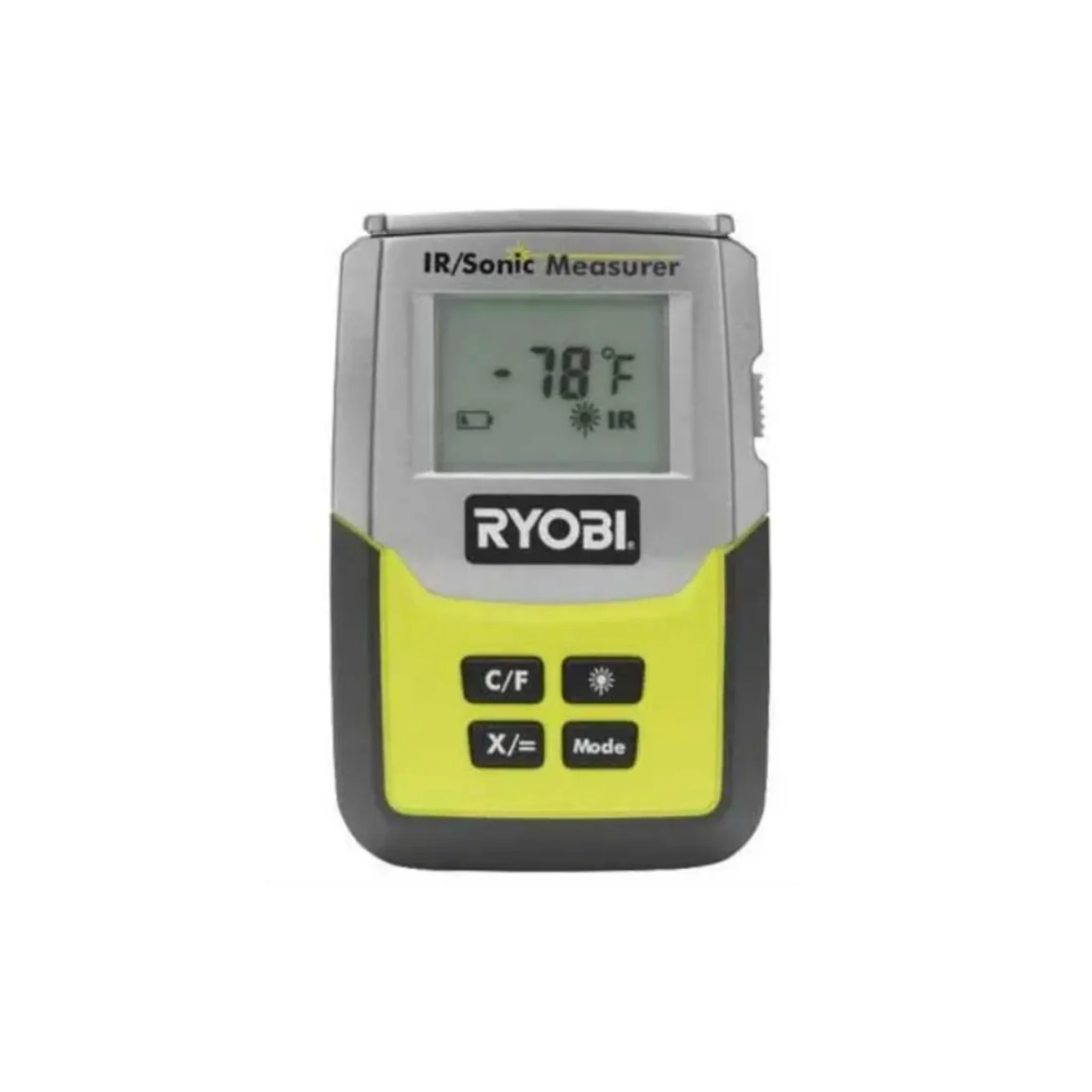 3 IN 1 INFRARED THERMOMETER, SONIC DISTANCE MEASURER, LASER POINTER - Factory Reconditioned
