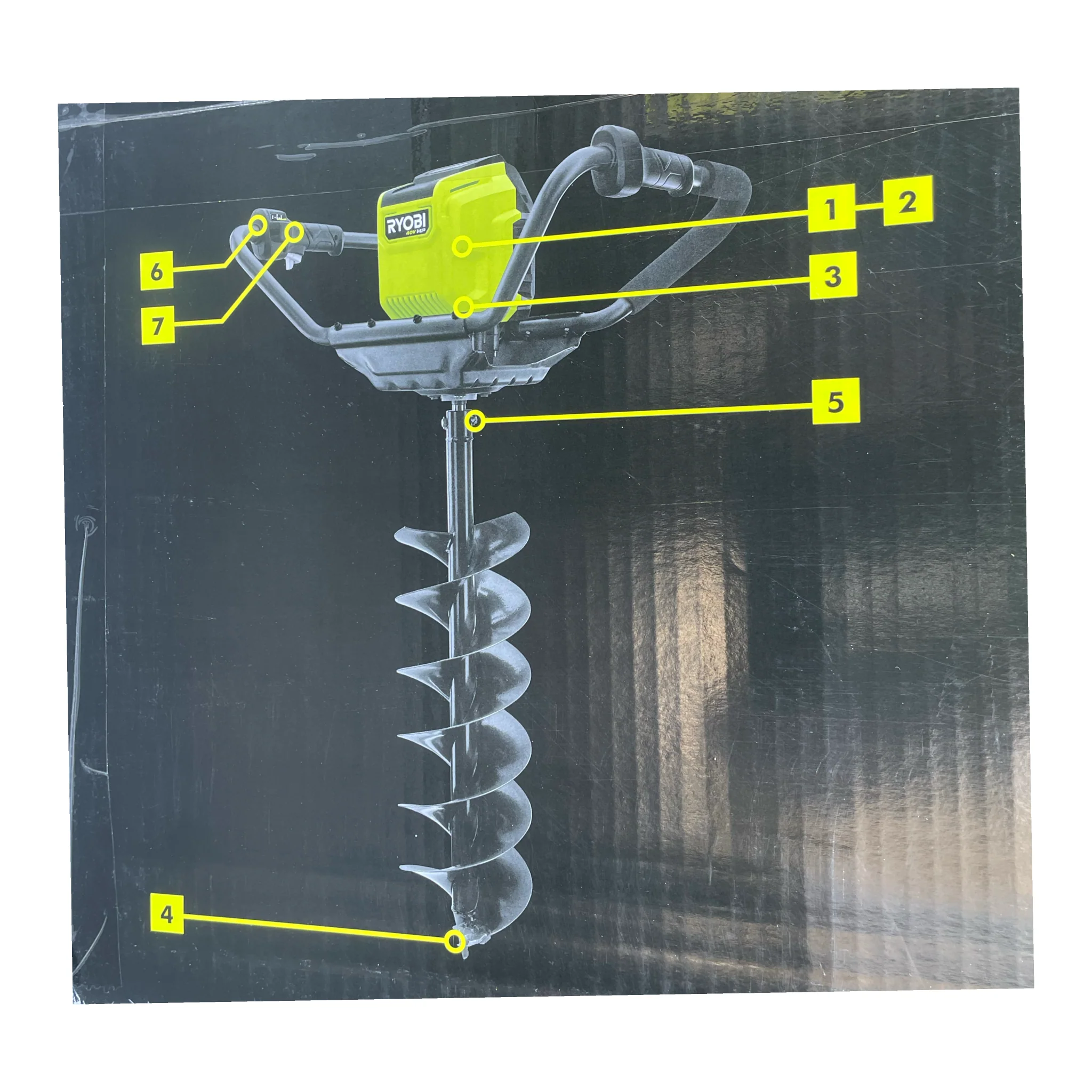 40-Volt HP Brushless Cordless Earth Auger with 8 in. Bit (Tool Only) - Image 4