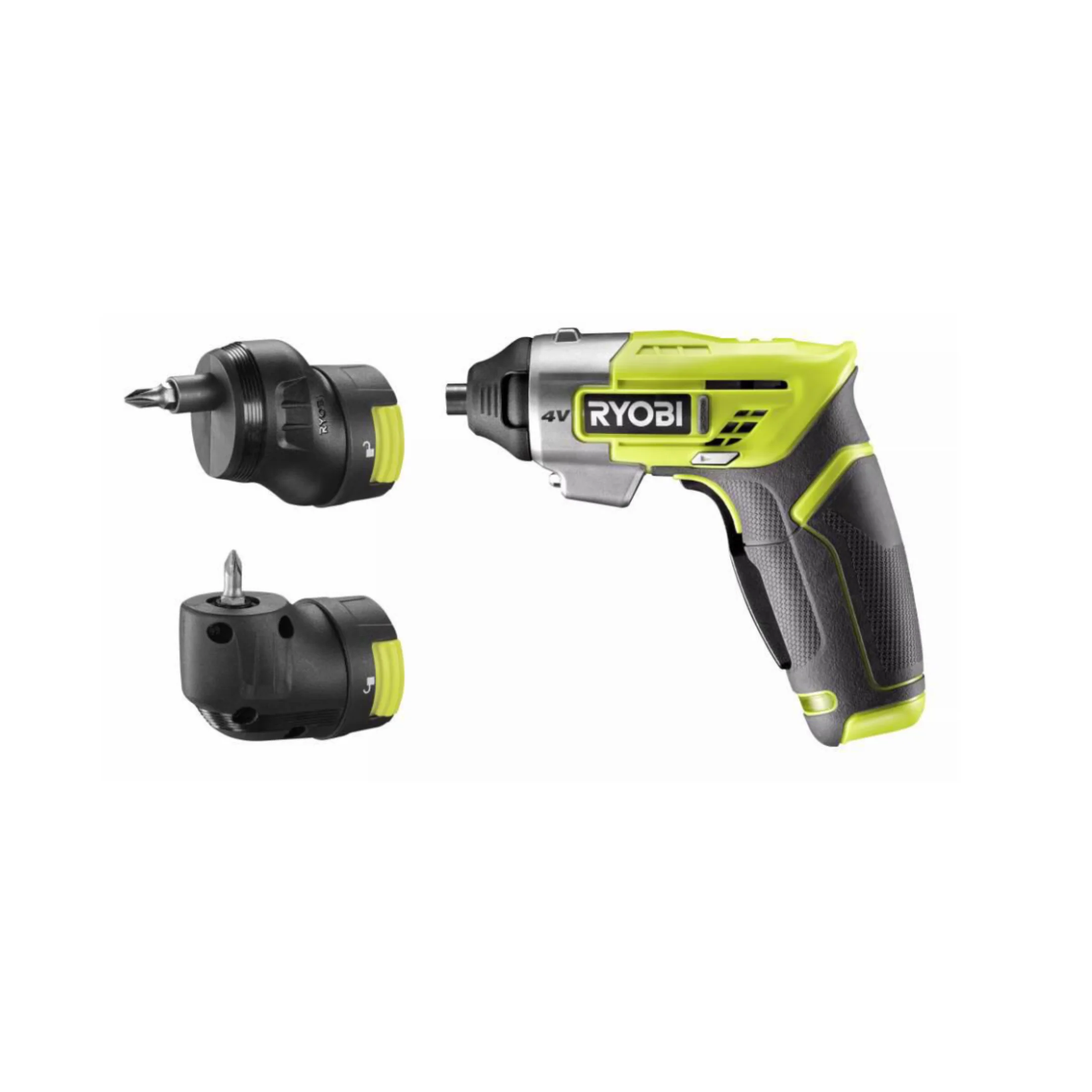 4V Lithium-Ion Cordless Multi-Head Screwdriver with (3) Head Attachments, (10) Driving Bits, and USB Charging Cable - Image 3